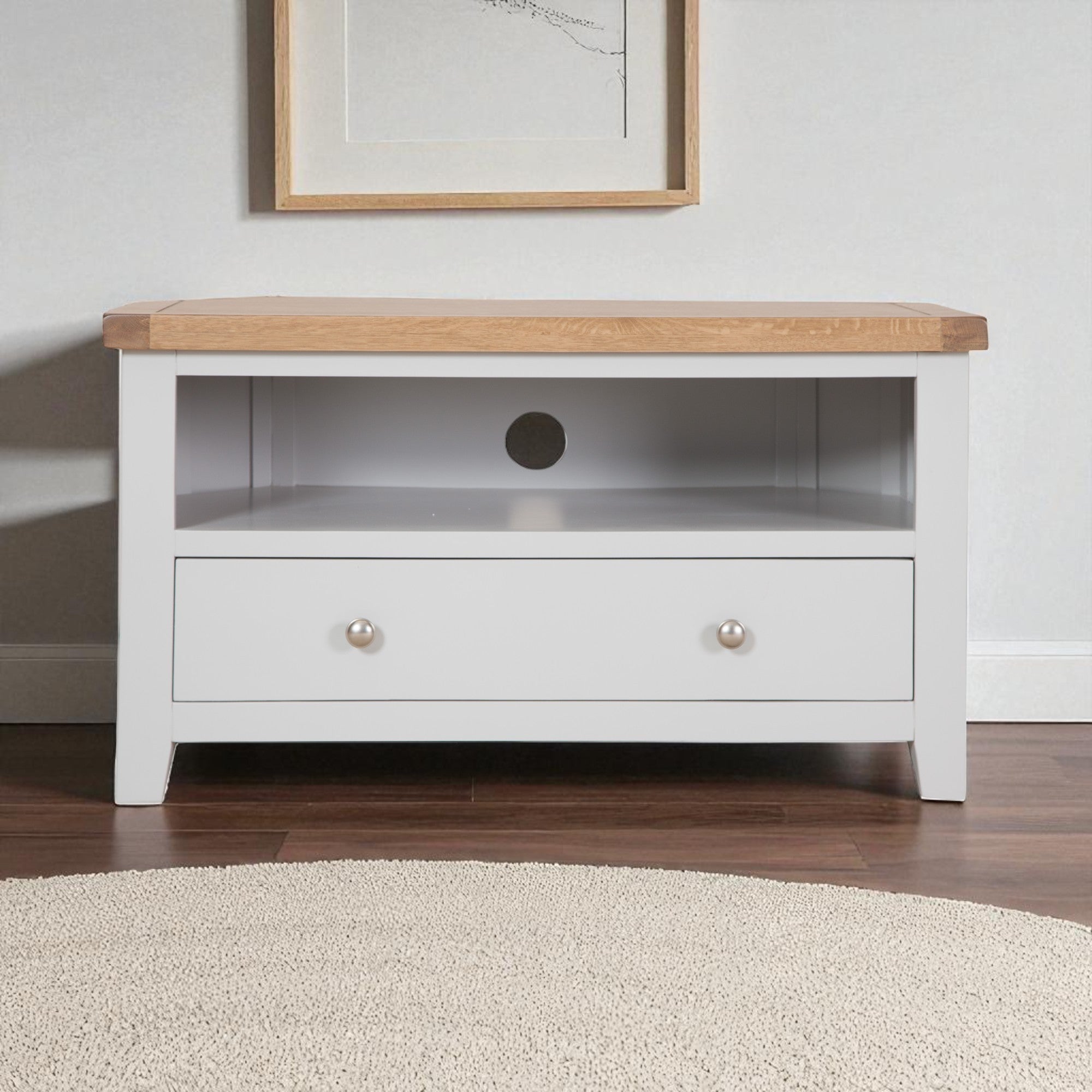 Melbourne French Grey Corner TV Unit