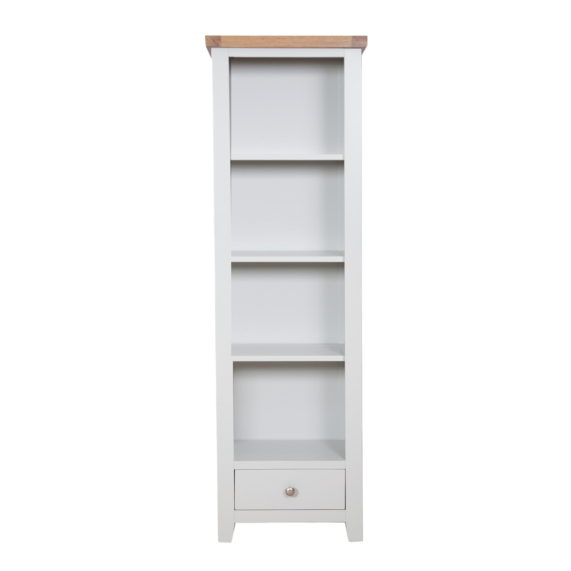 Melbourne French Grey Slim Bookcase