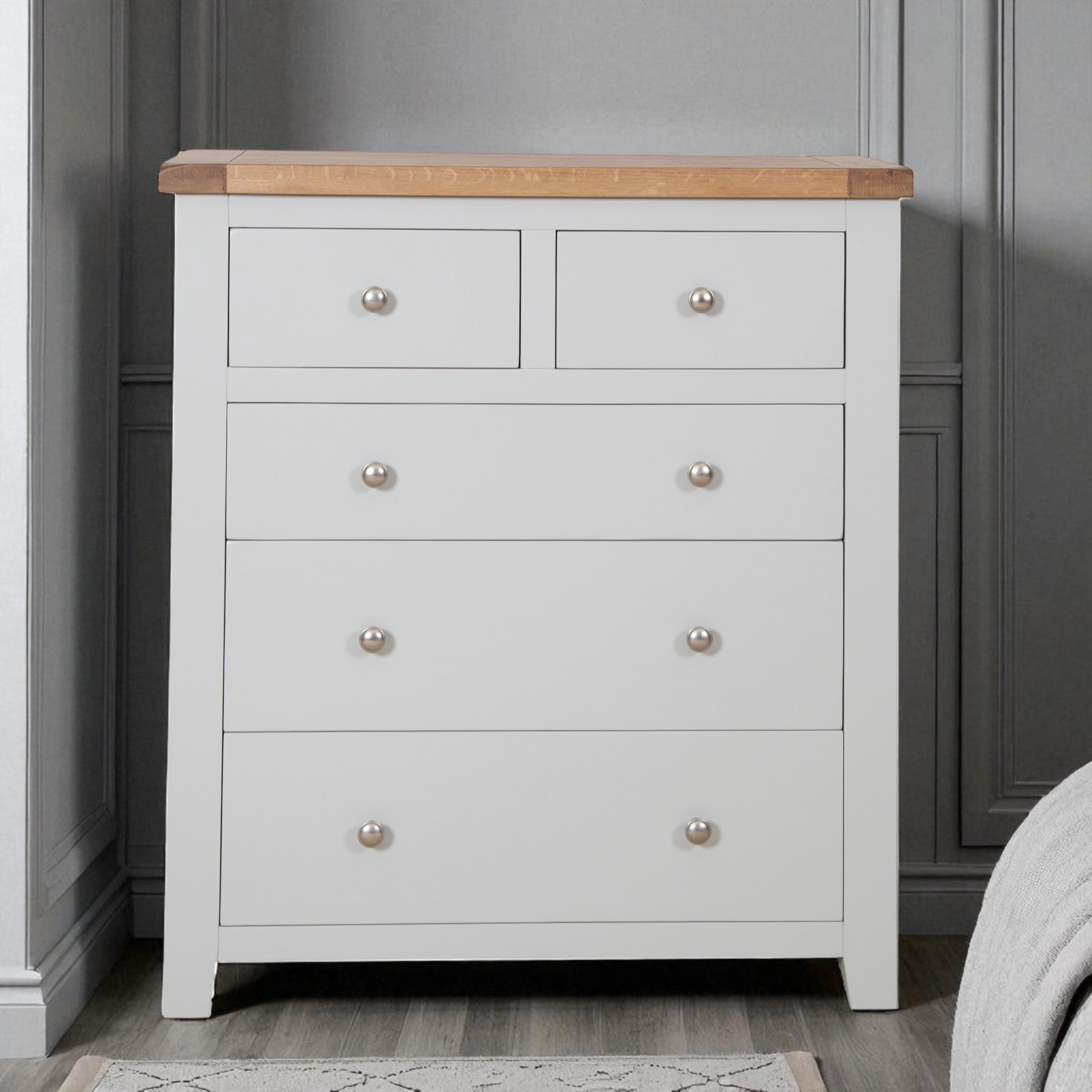 Melbourne French Grey 2 Over 3 Chest