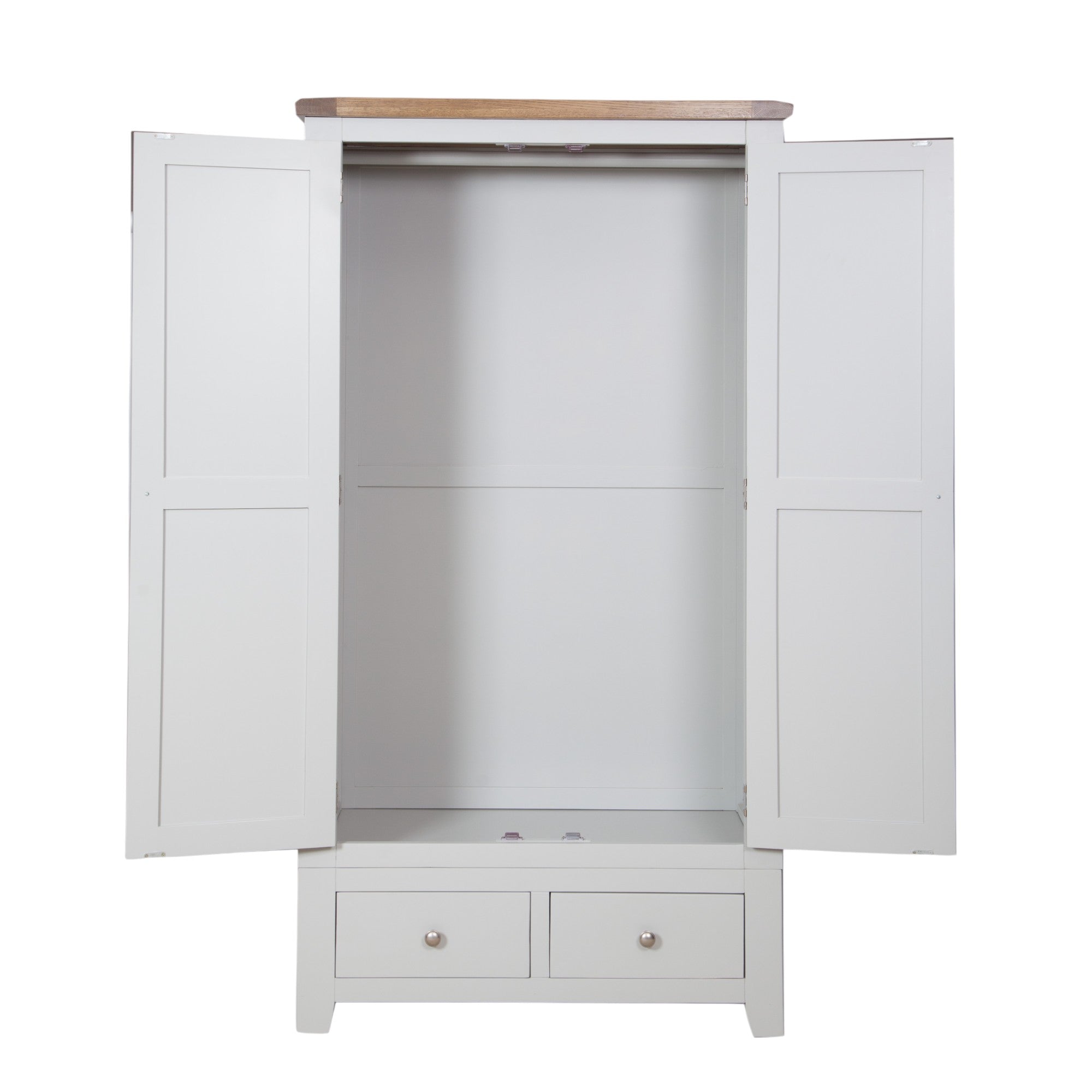 Melbourne French Grey 2 Door Wardrobe