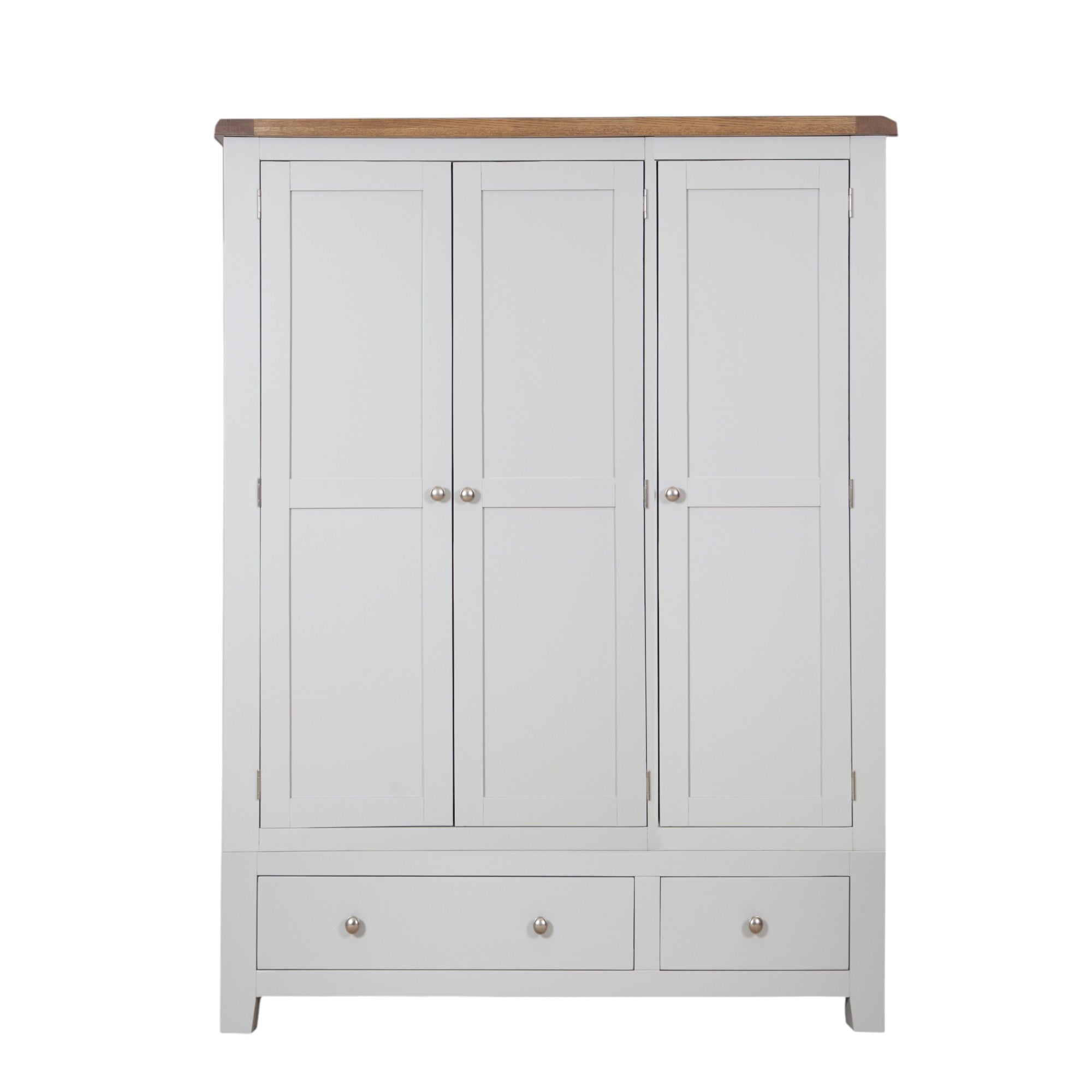 Melbourne French Grey 3 Door Wardrobes