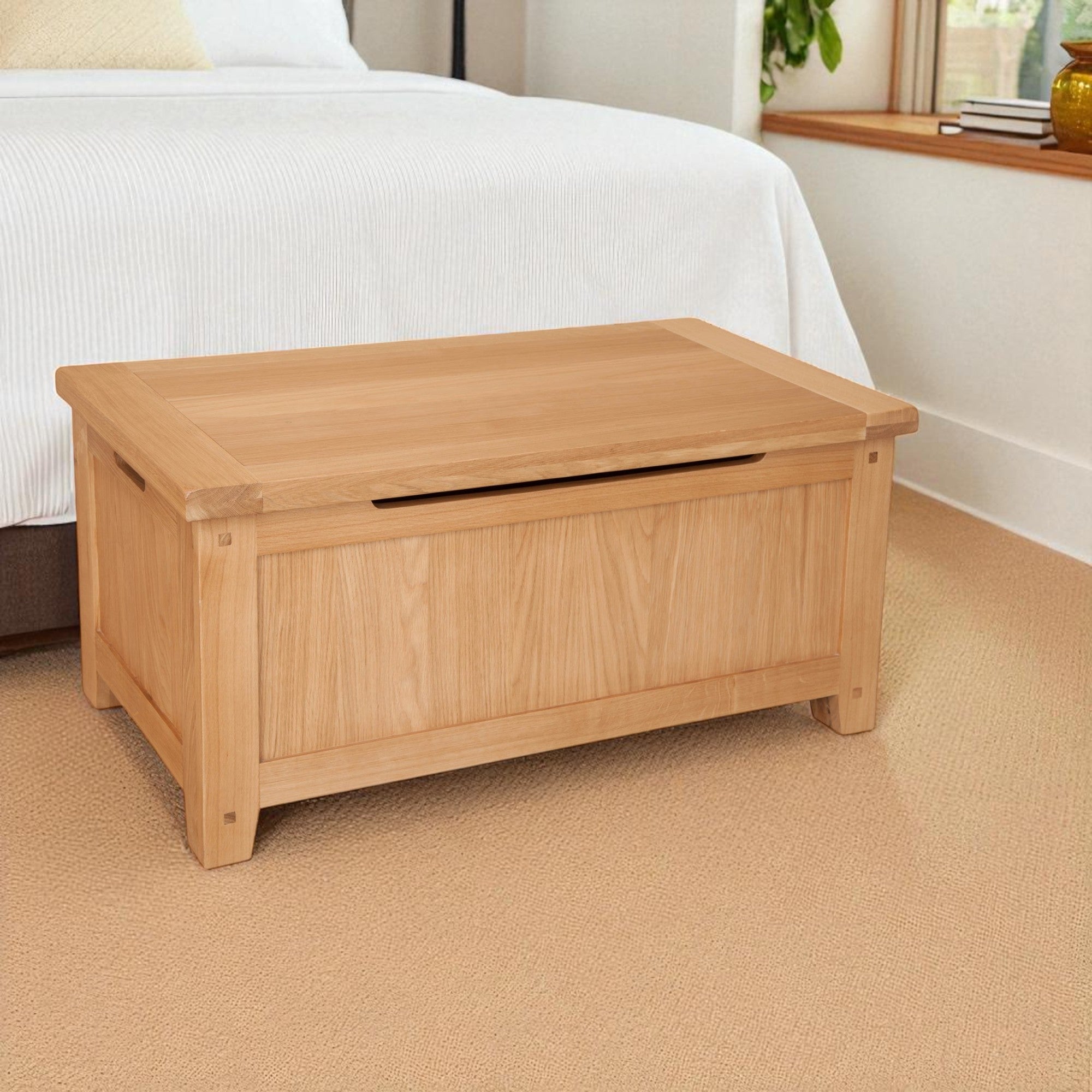 Melbourne Natural Blanket Box
