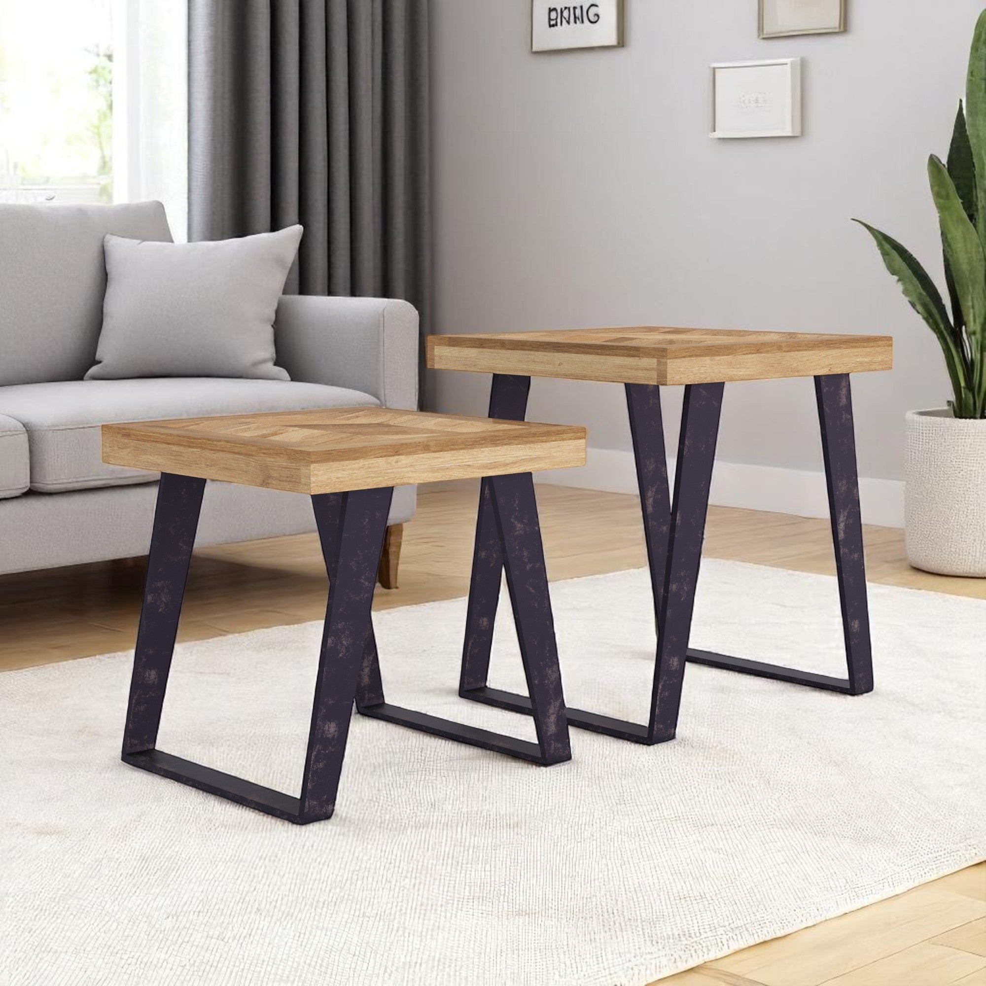 Agra Nest of Two Tables
