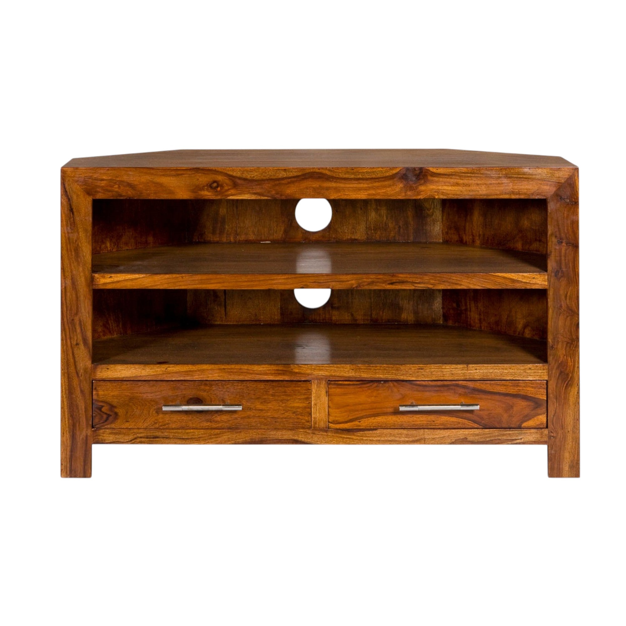 Cube Rosewood Corner TV Unit