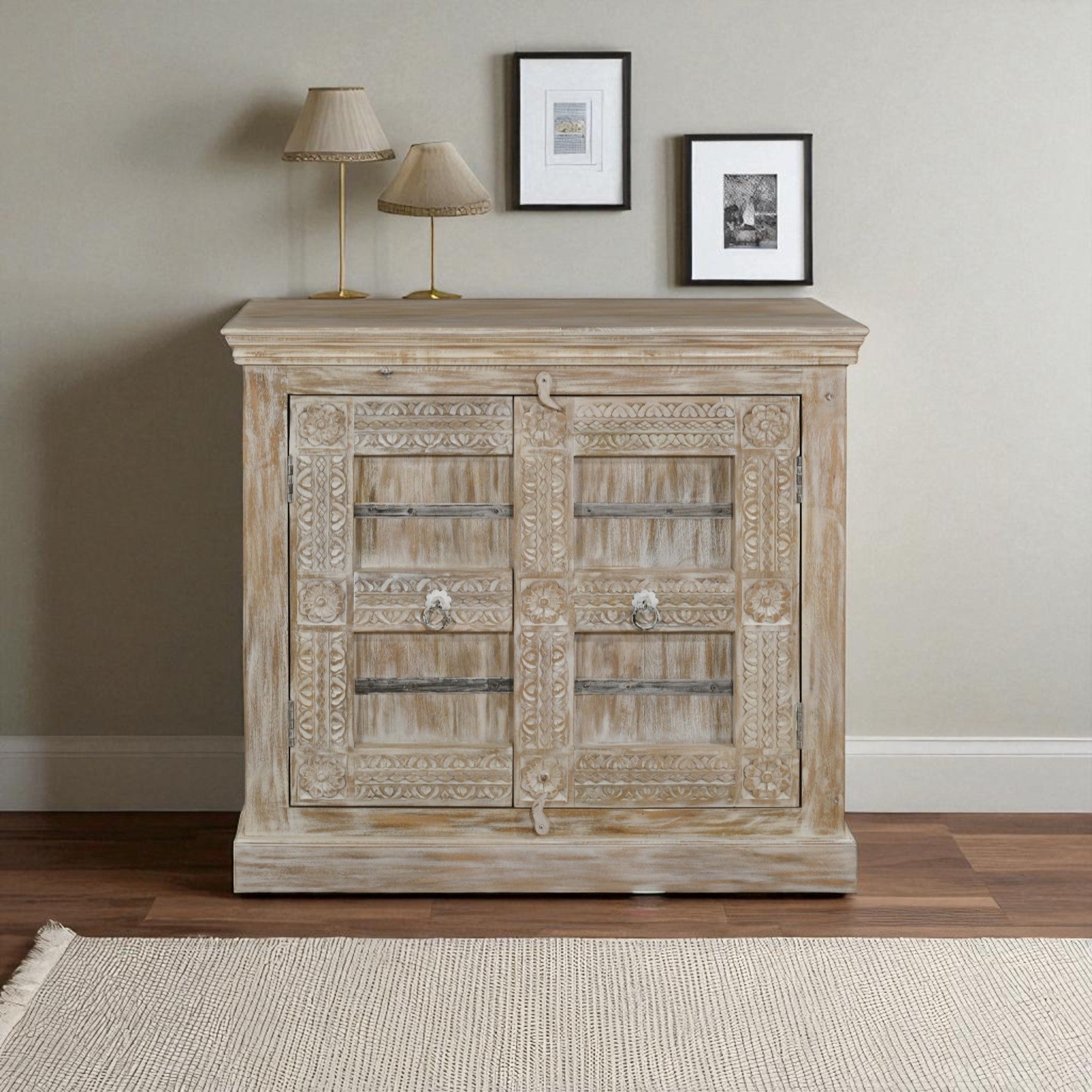 Heritage 2 Drawer 2 Door Sideboard