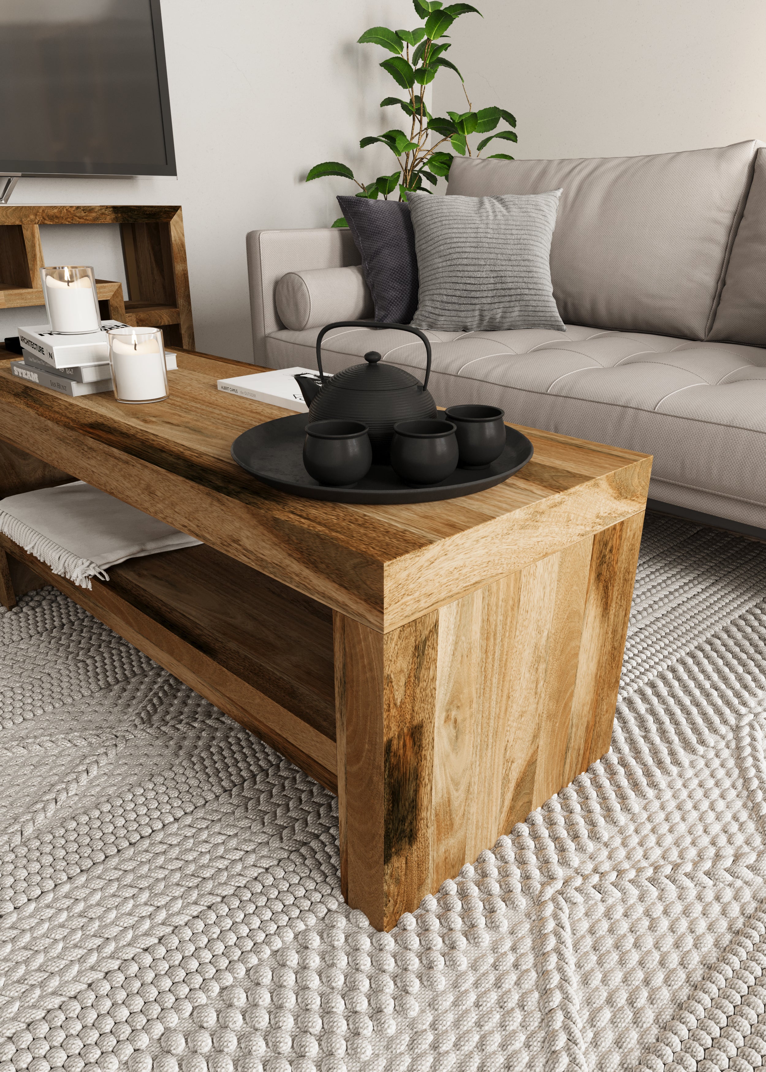 Cube Mango Coffee Table