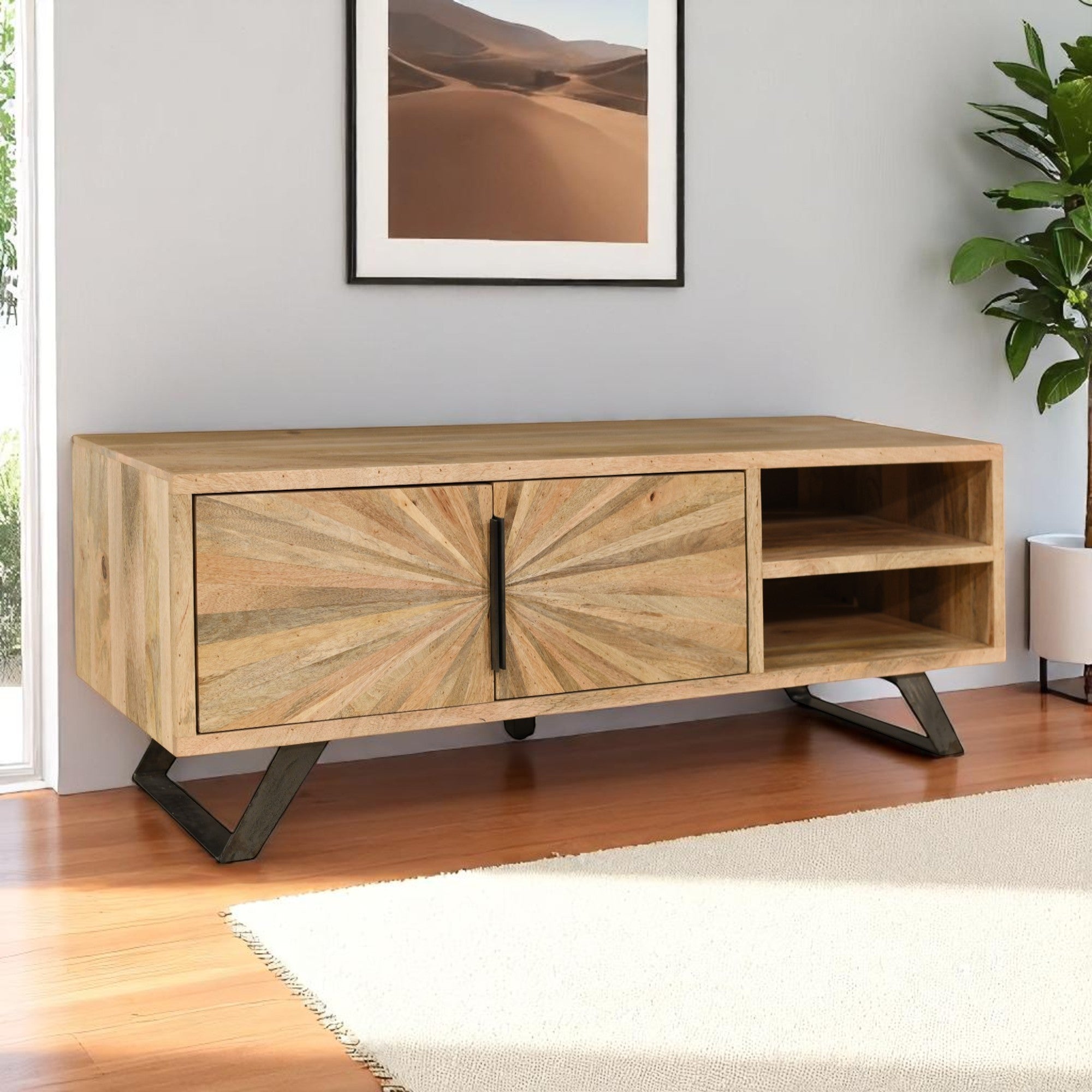 Sunburst Large TV Unit