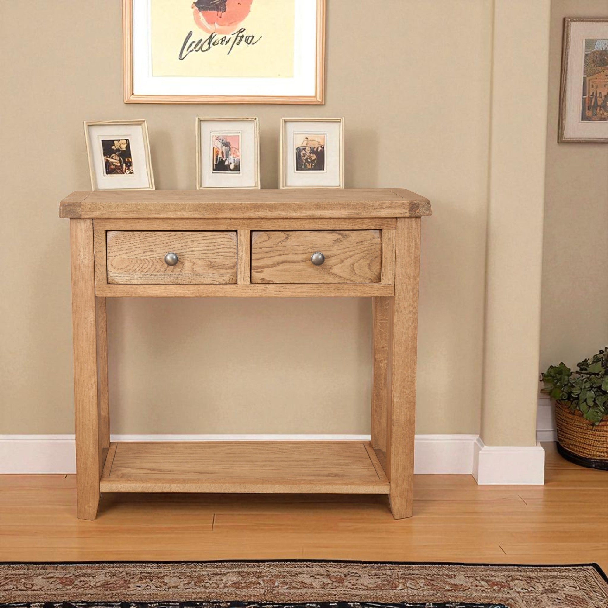 Melbourne Country 2 Drawer Console Table