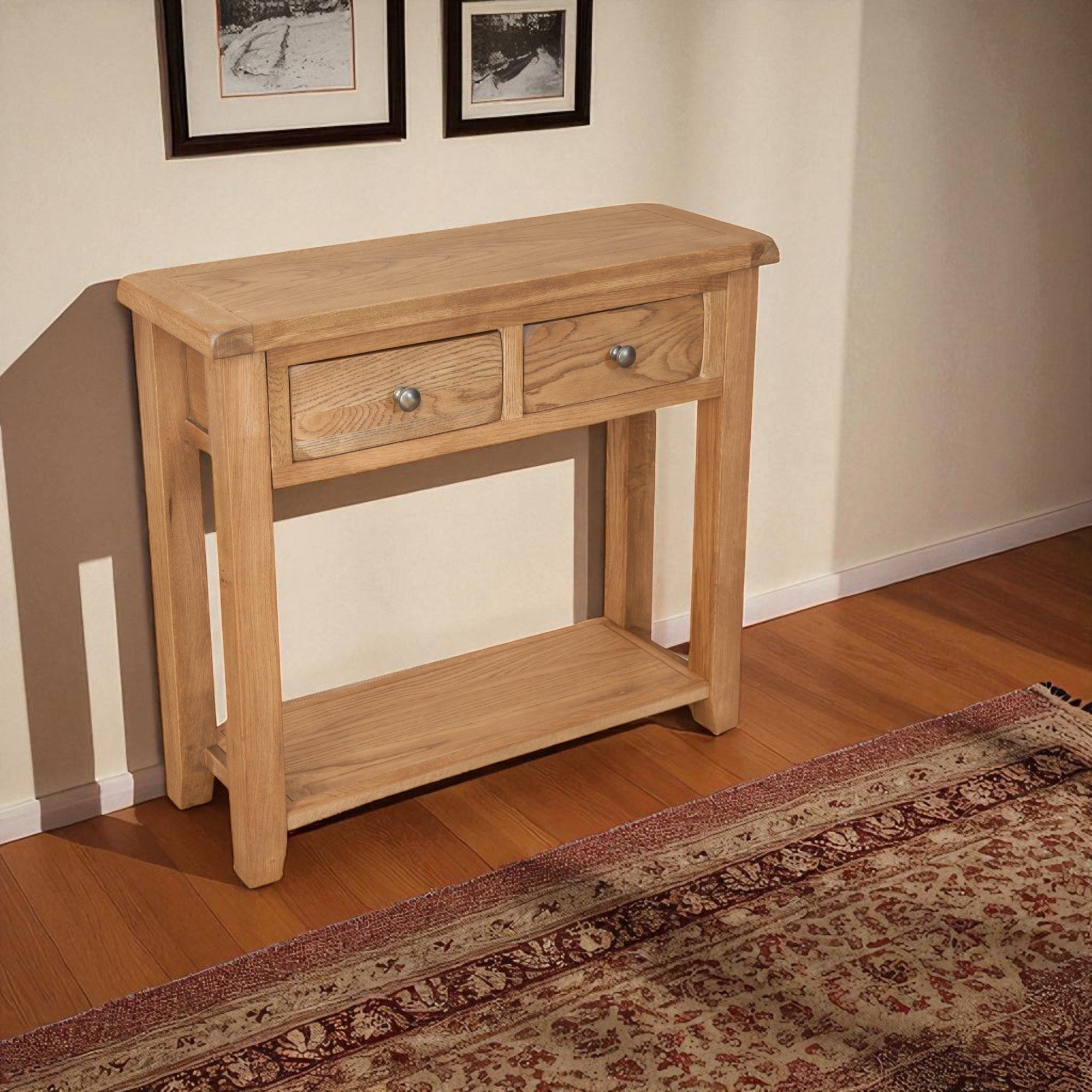 Melbourne Country 2 Drawer Console Table