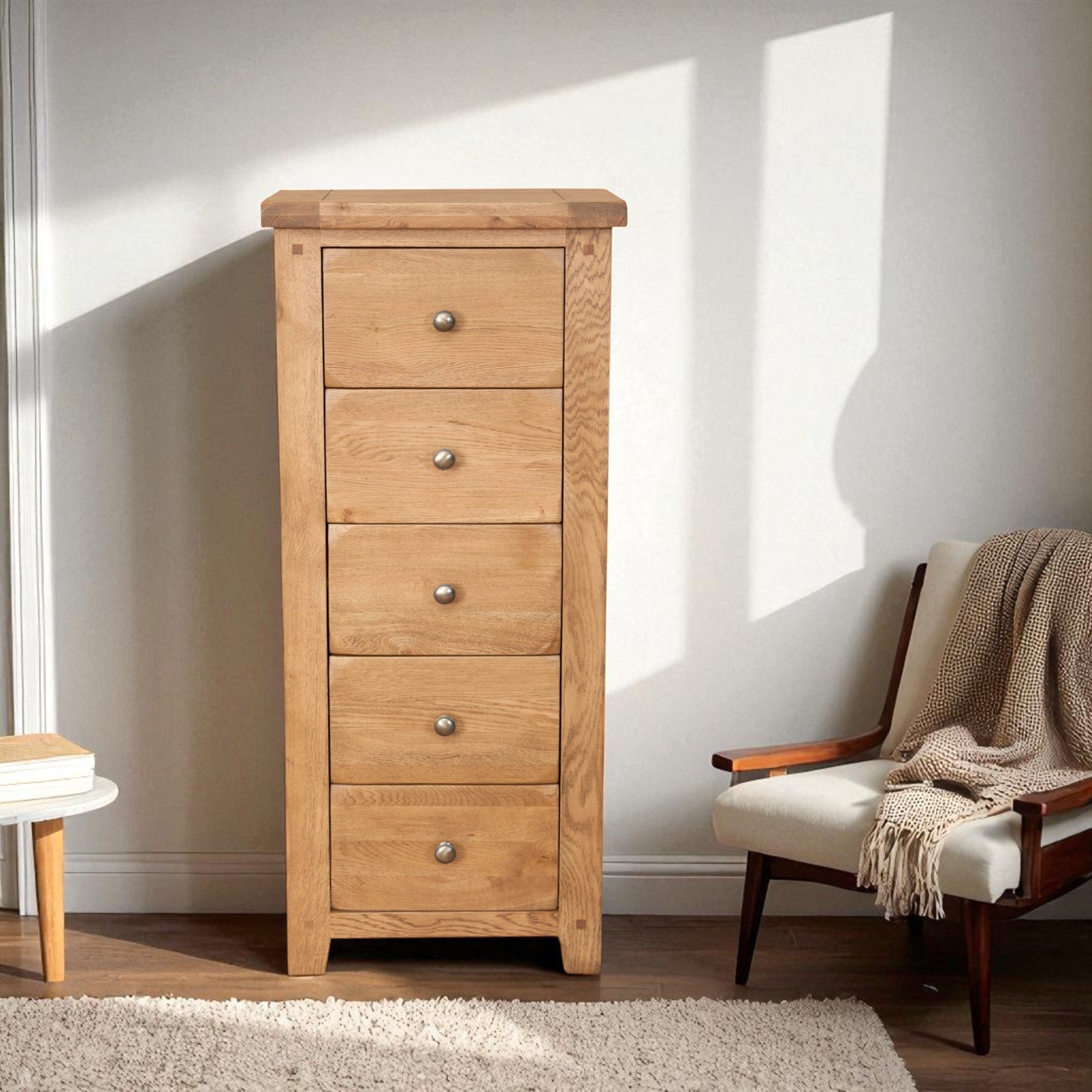 Melbourne Country 5 Drawer Tall Chest