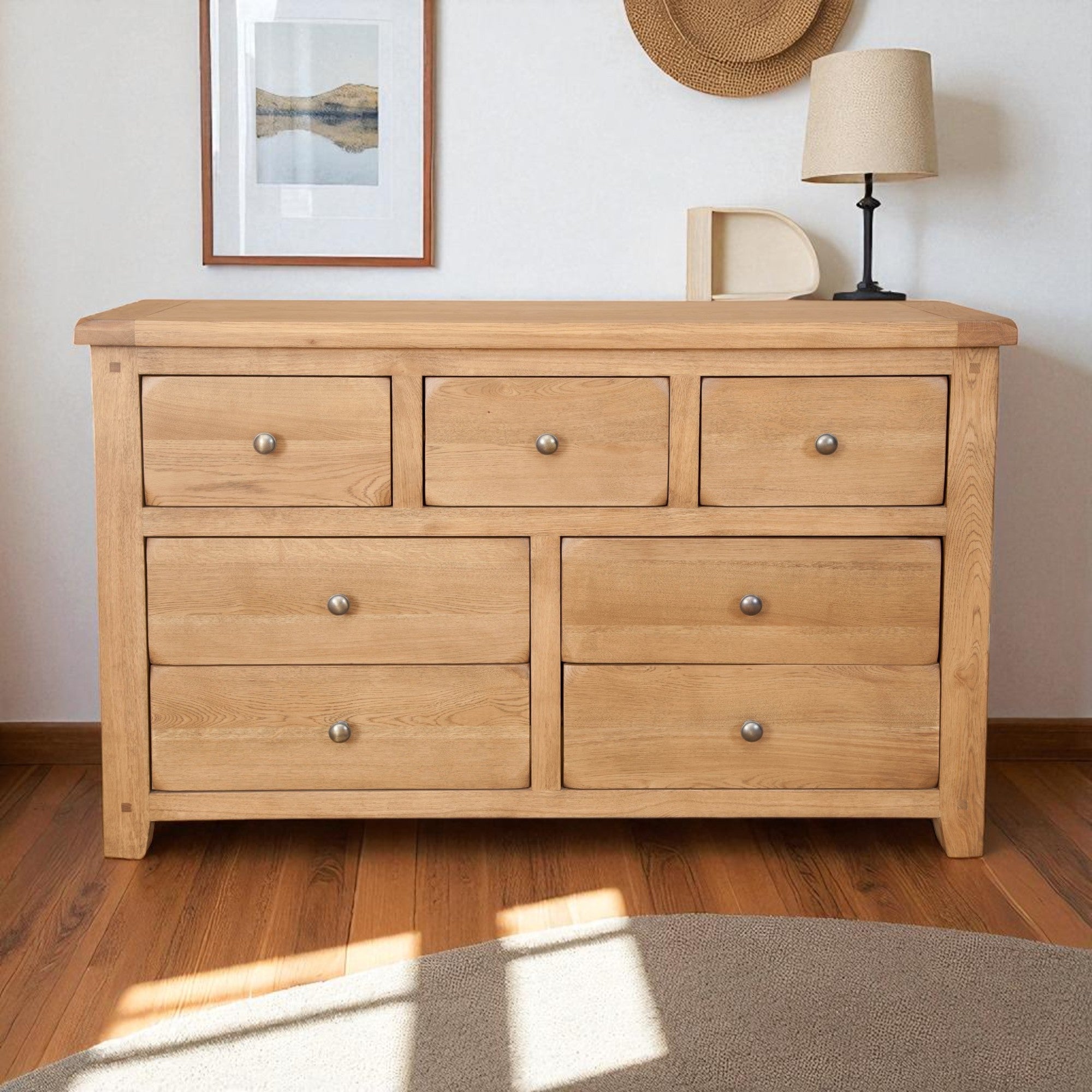 Melbourne Country 7 Drawer Wide Chest