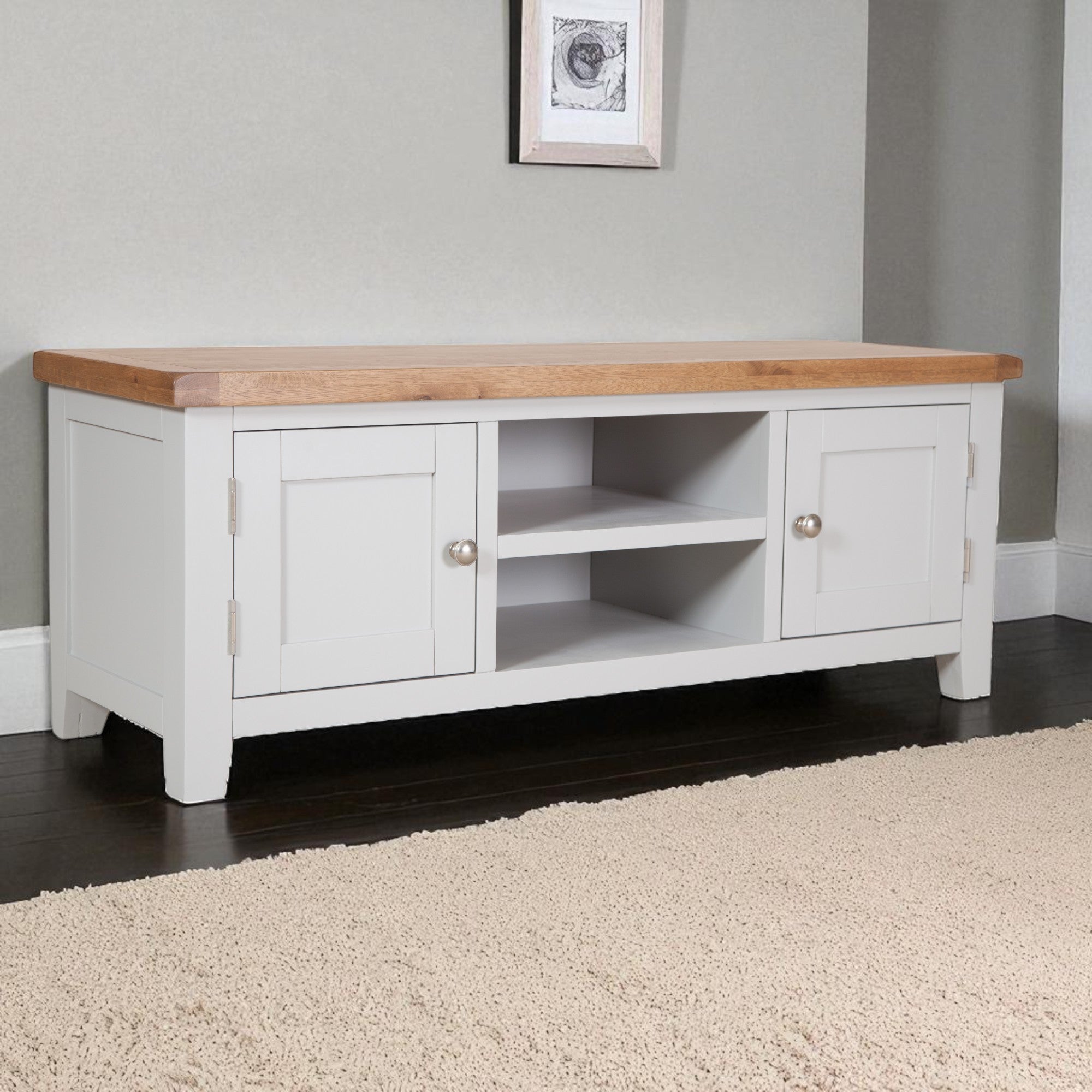 Melbourne French Grey Large TV Unit