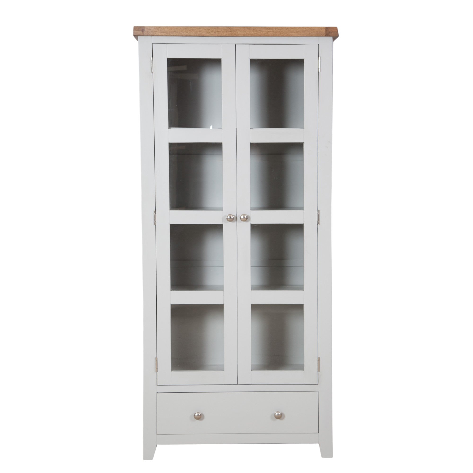 Melbourne French Grey Display Cabinet
