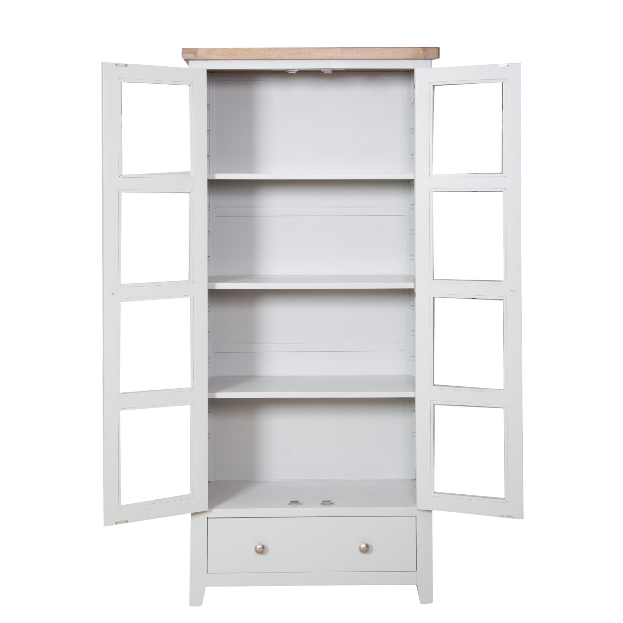 Melbourne French Grey Display Cabinet