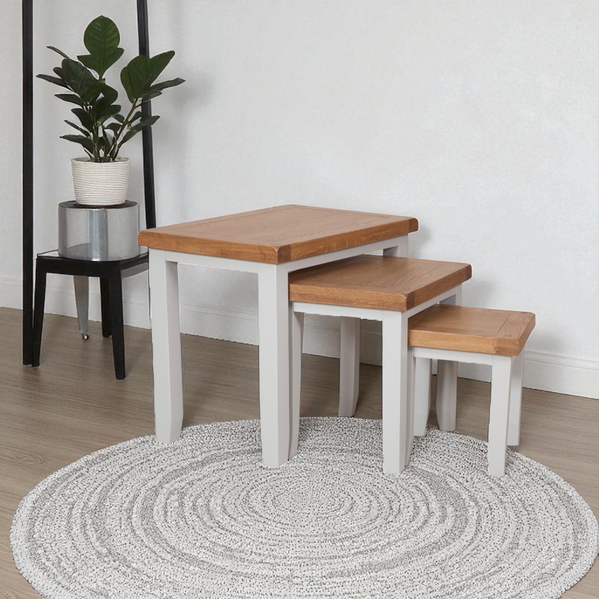 Melbourne French Grey Nest of Tables