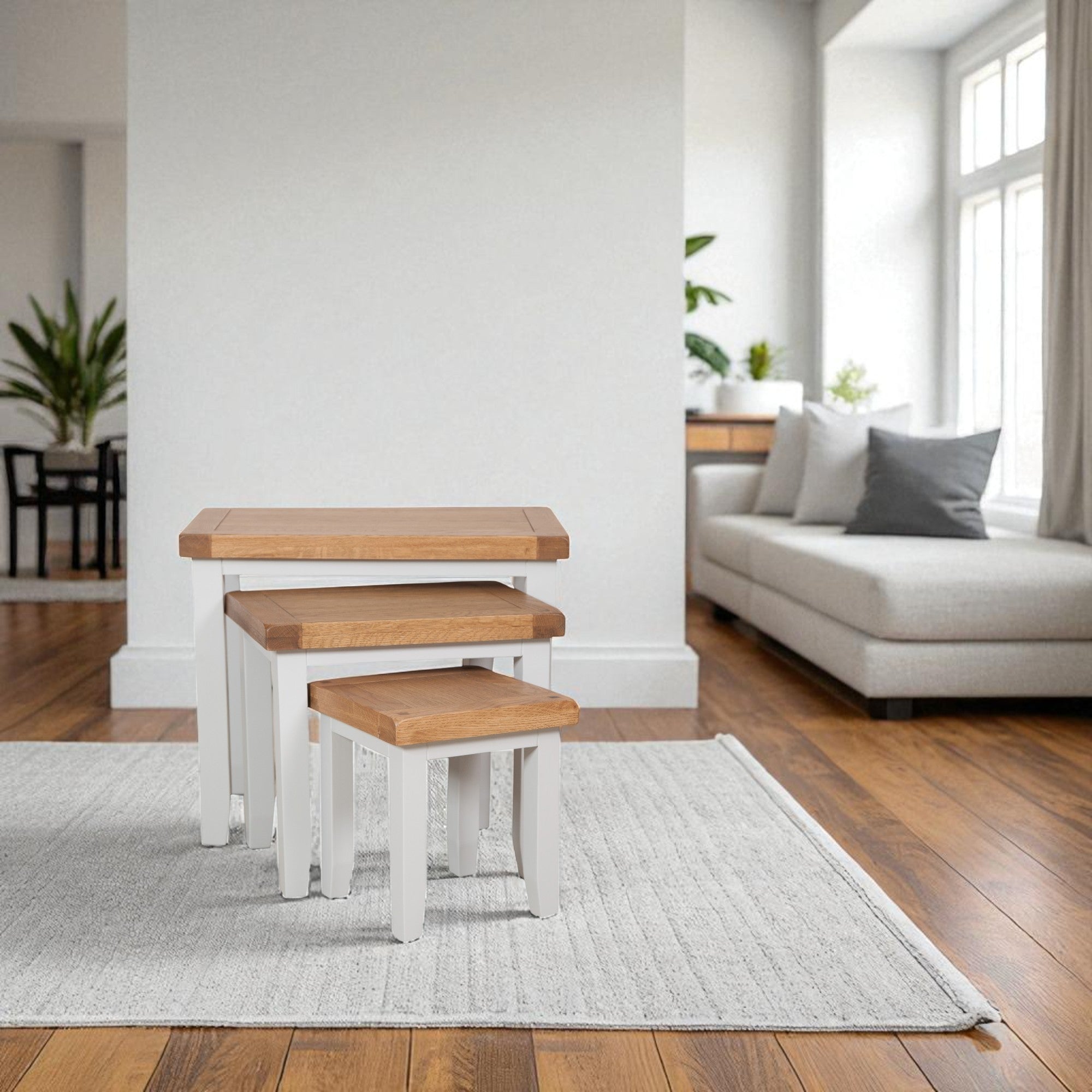 Melbourne French Grey Nest of Tables