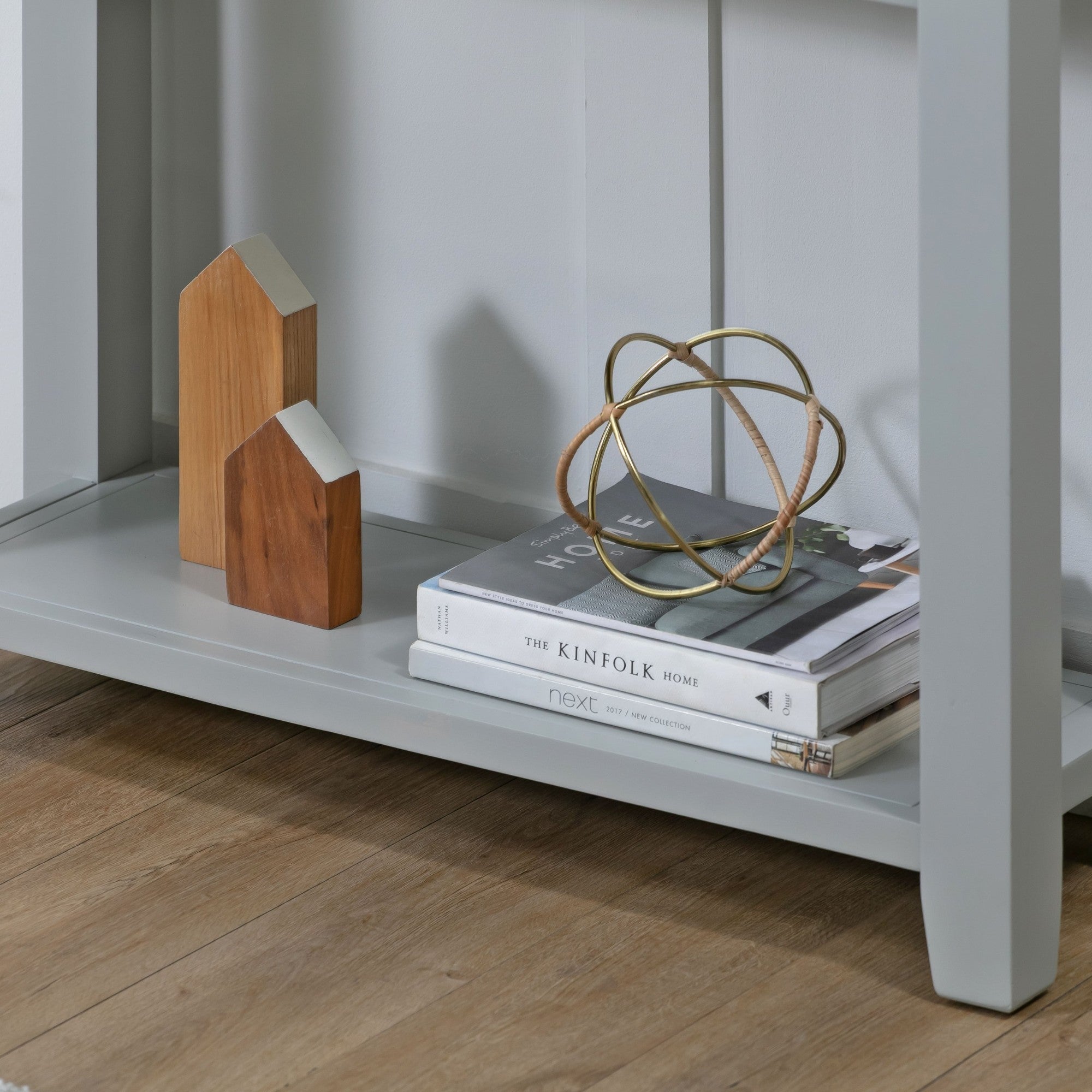 Melbourne French Grey 2 Drawer Console Table