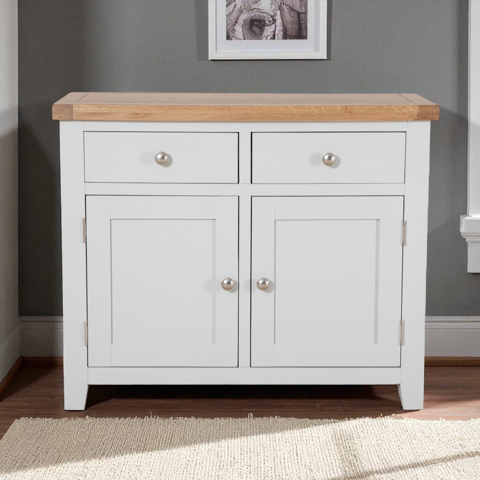 Melbourne French Grey 2 Door Sideboard