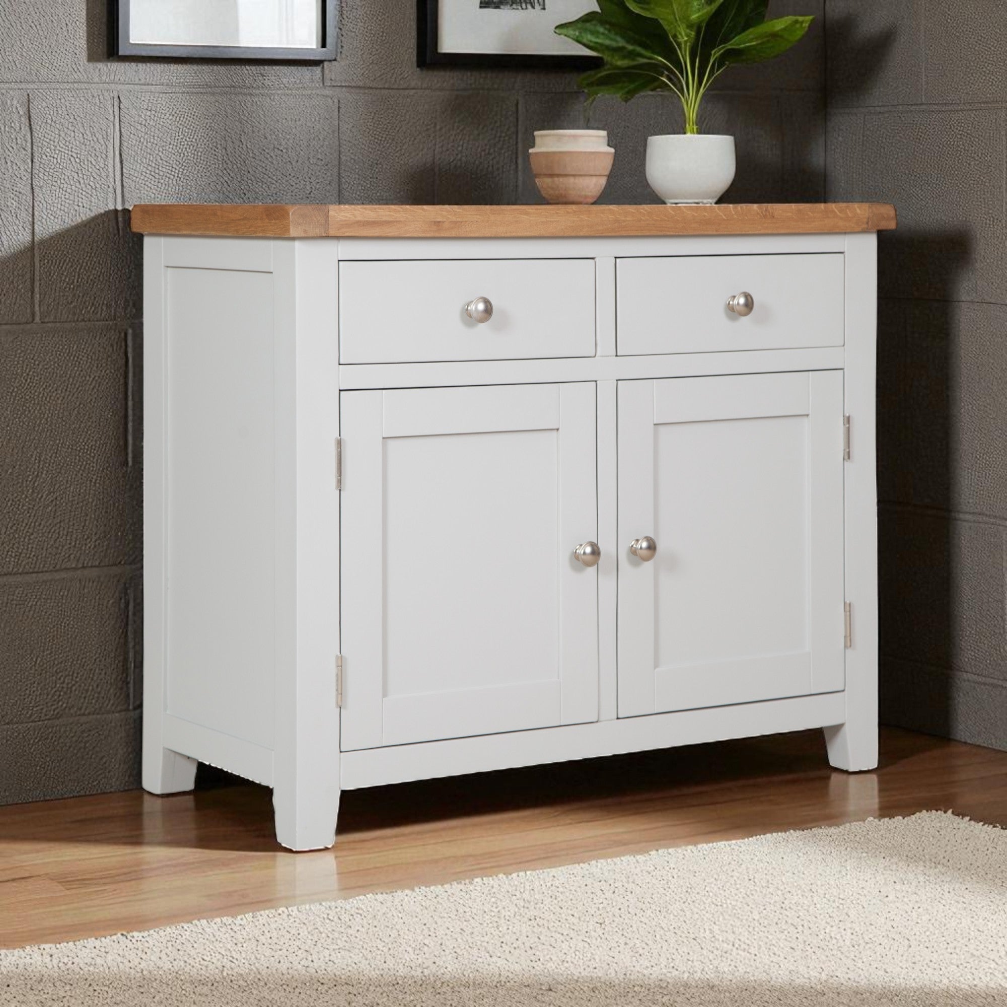 Melbourne French Grey 2 Door Sideboard