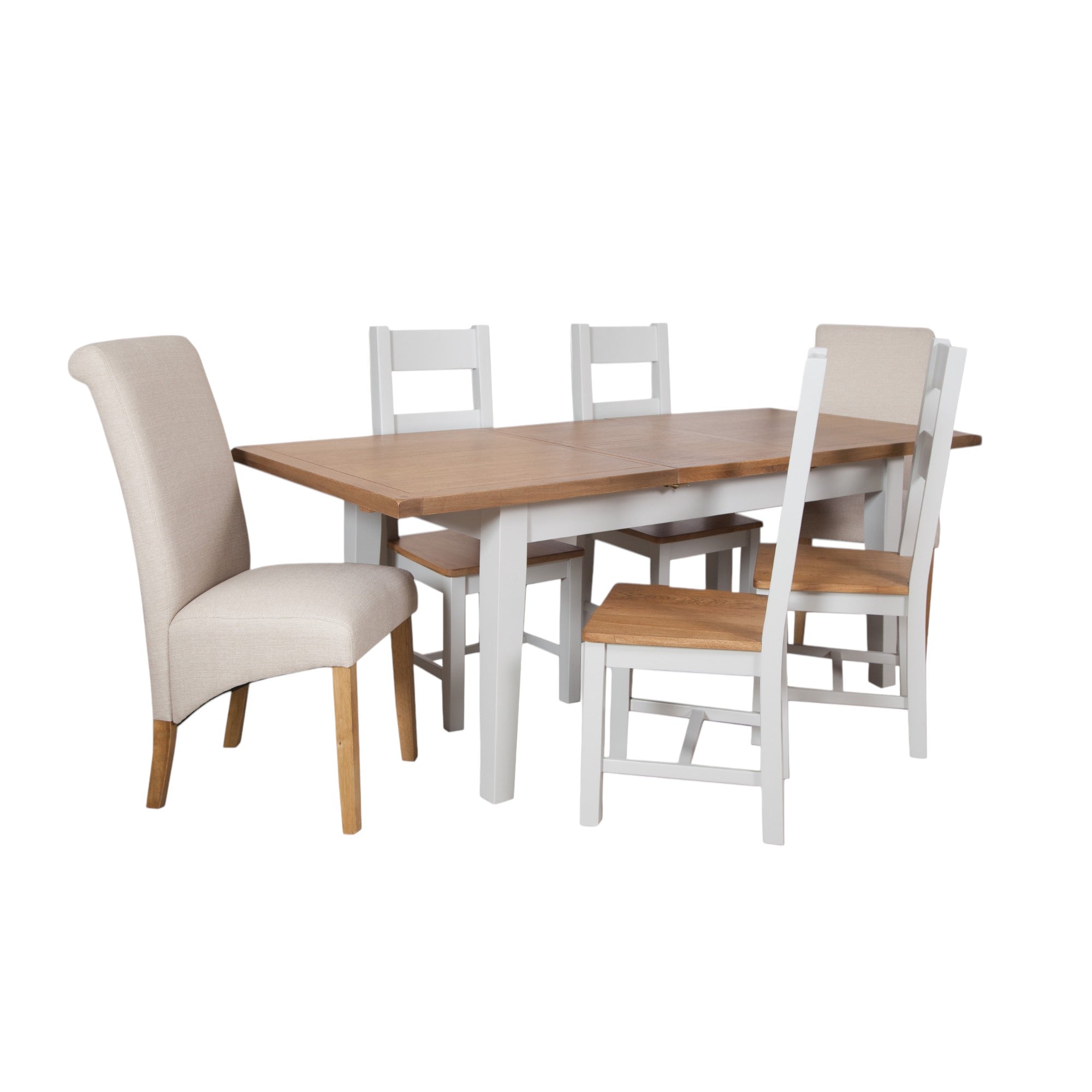 Melbourne French Grey 1.6M- 2.1M Extending Dining Table