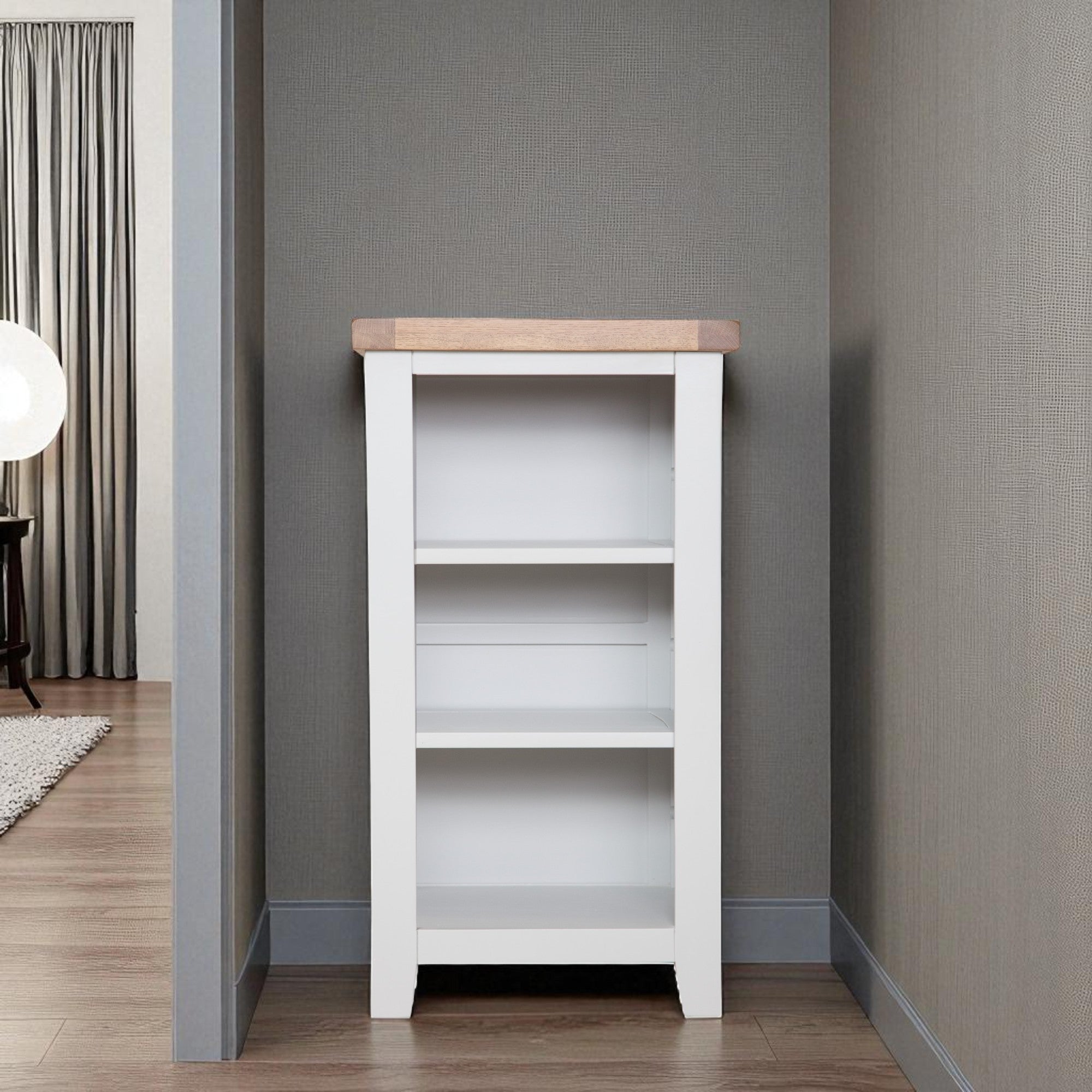 Melbourne French Grey Small Bookcase