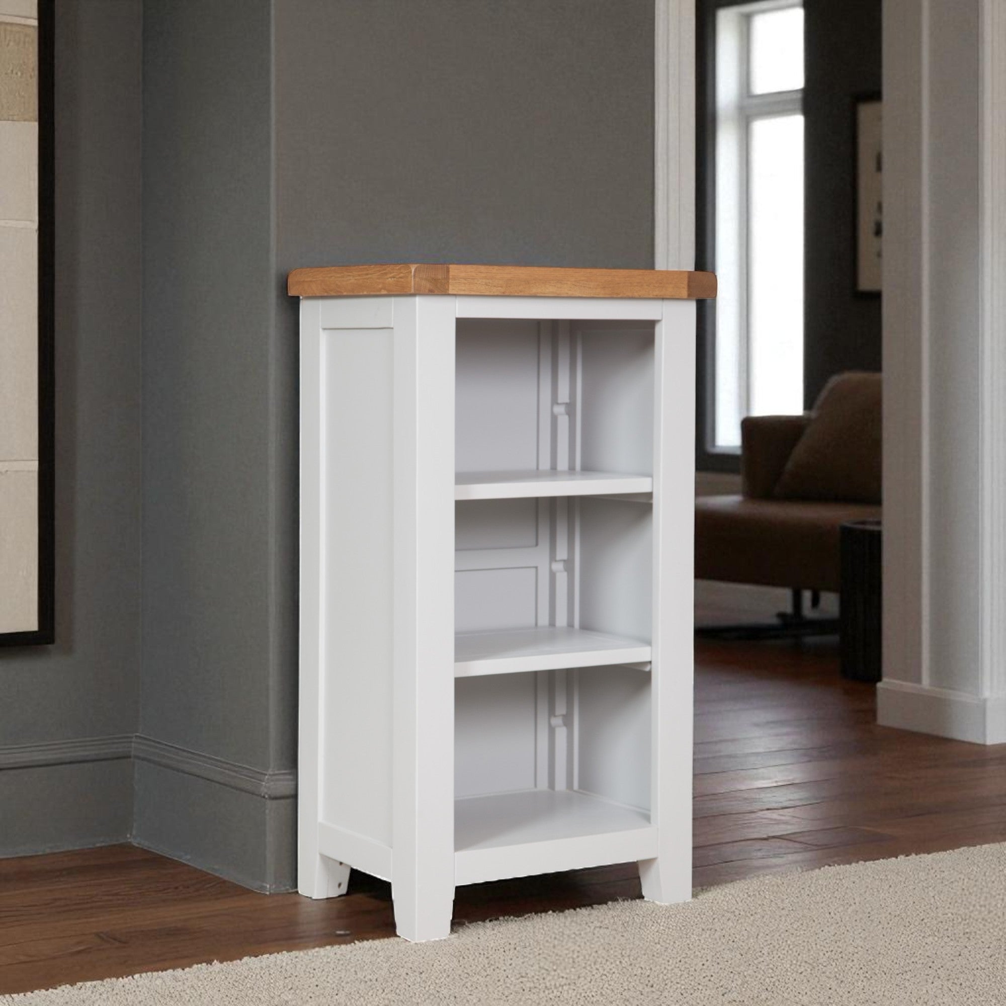 Melbourne French Grey Small Bookcase