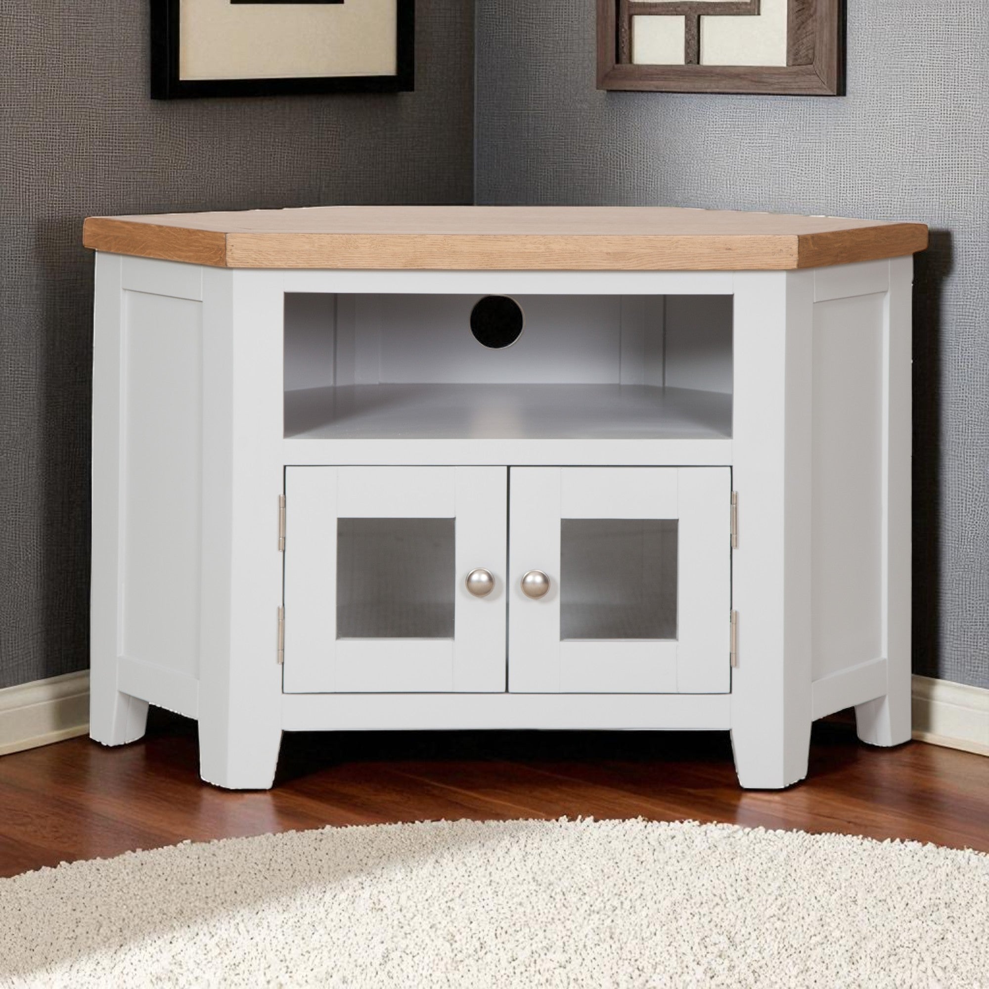 Melbourne French Grey Glazed TV Unit