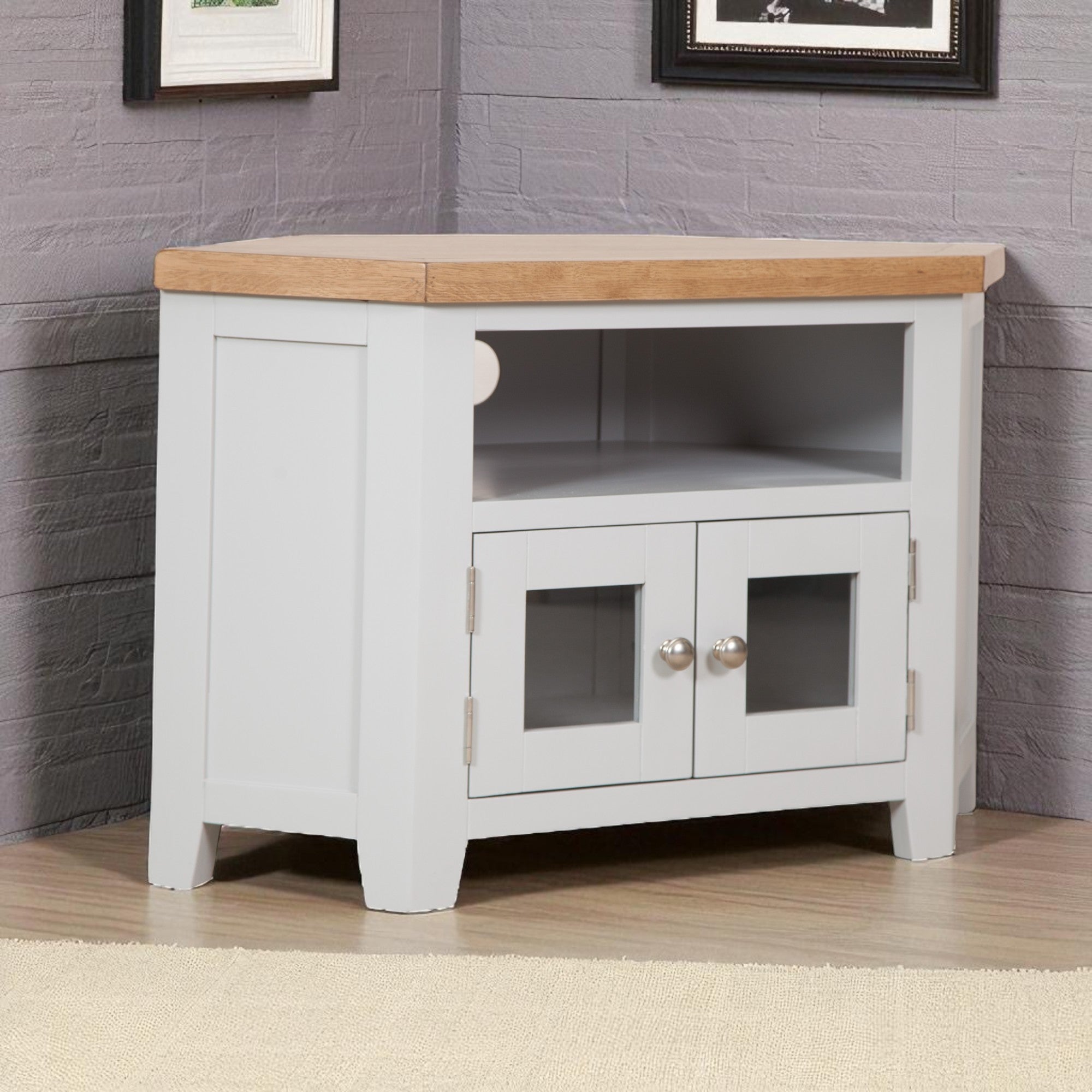 Melbourne French Grey Glazed TV Unit