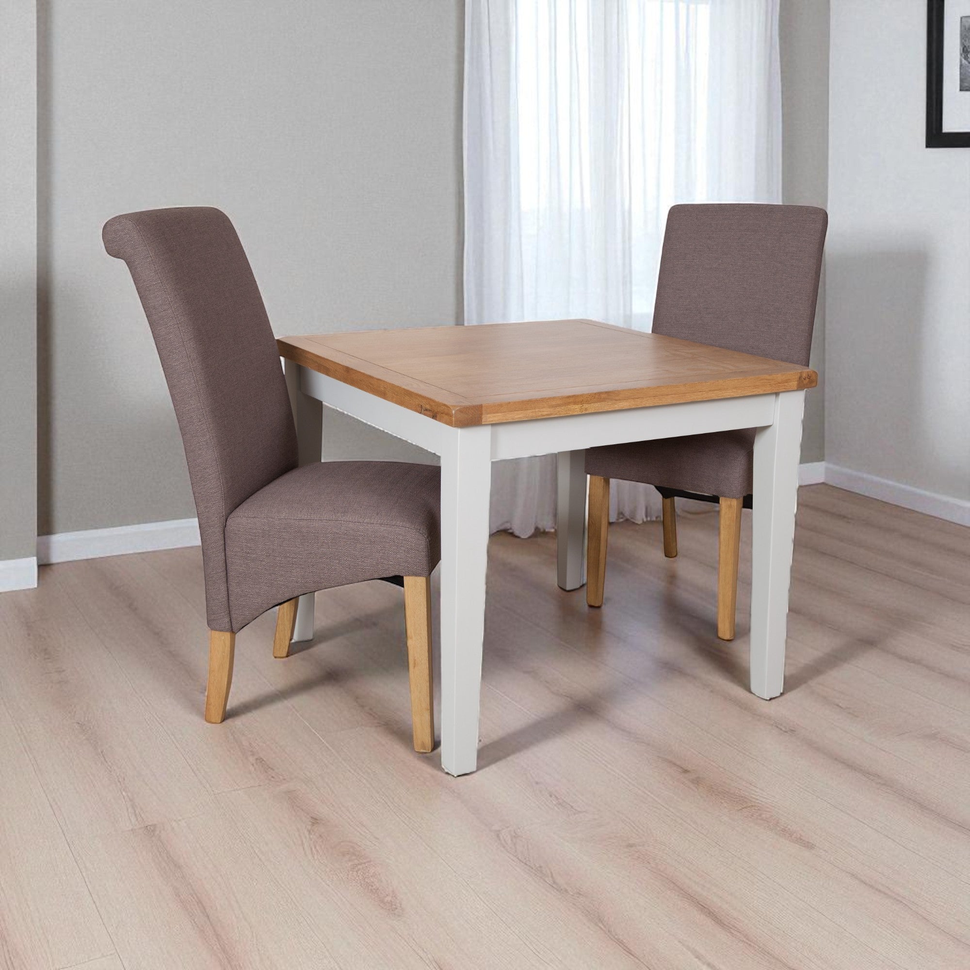 Melbourne French Grey 90x90 Dining Table