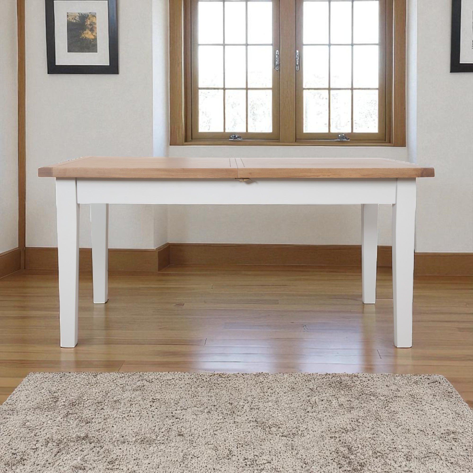 Melbourne French Grey 1.2M - 1.6M Extending Dining Table
