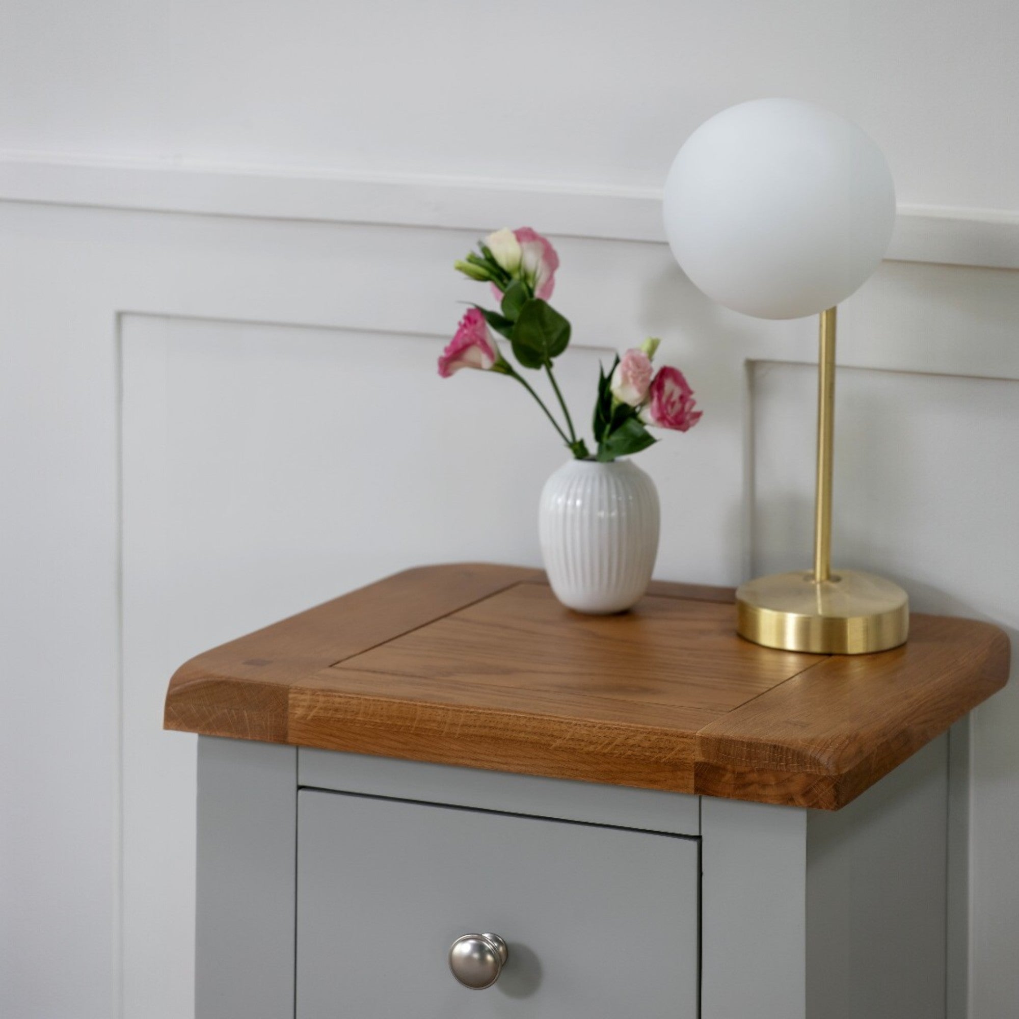 Melbourne French Grey 1 Drawer Console Table