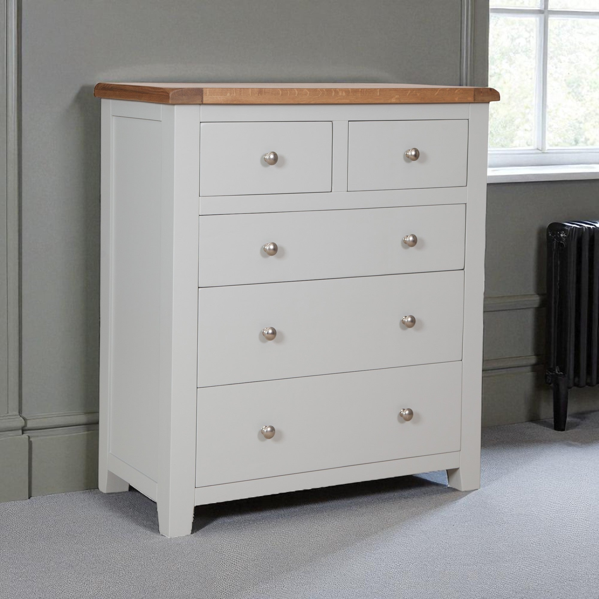 Melbourne French Grey 2 Over 3 Chest