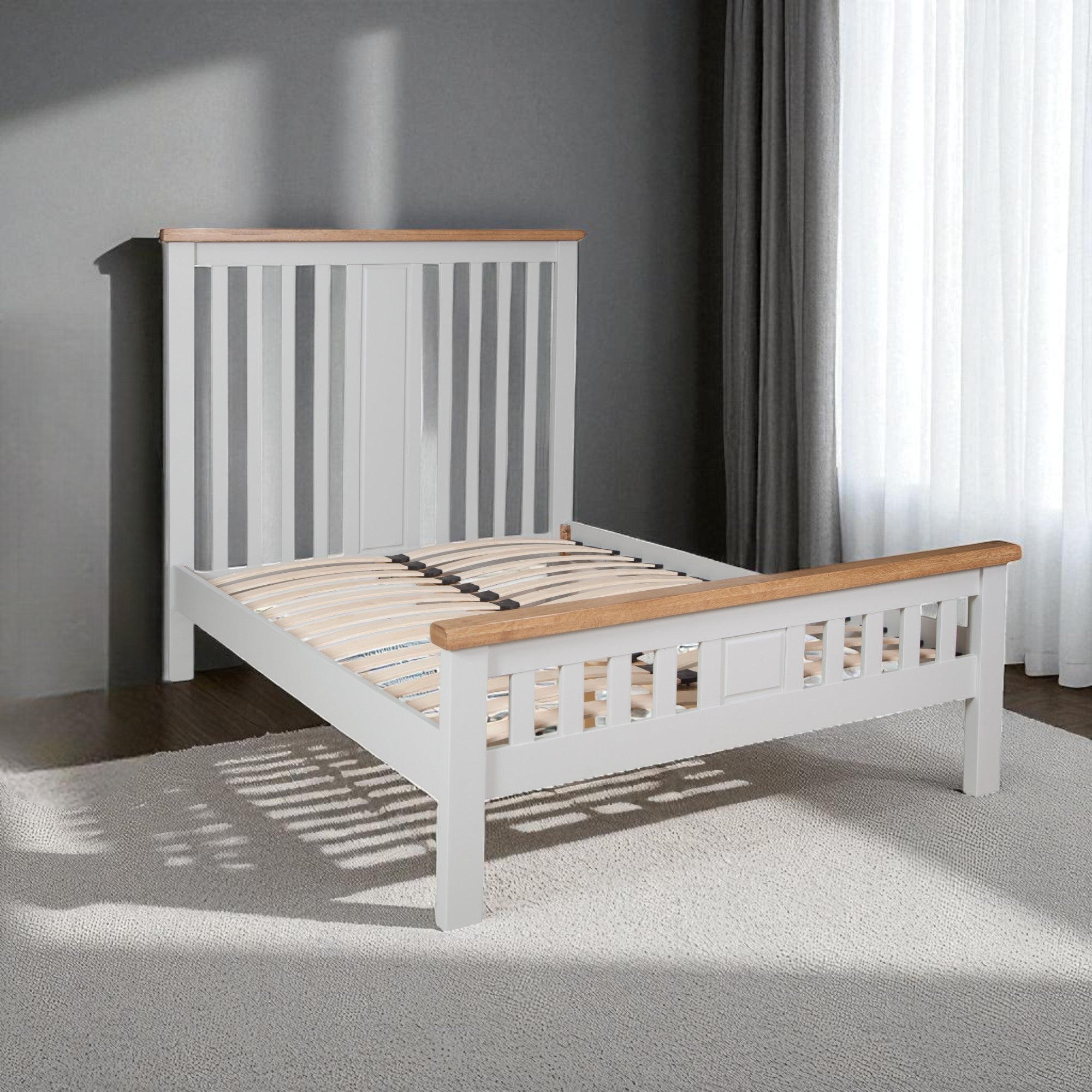 Melbourne French Grey King Size Bed