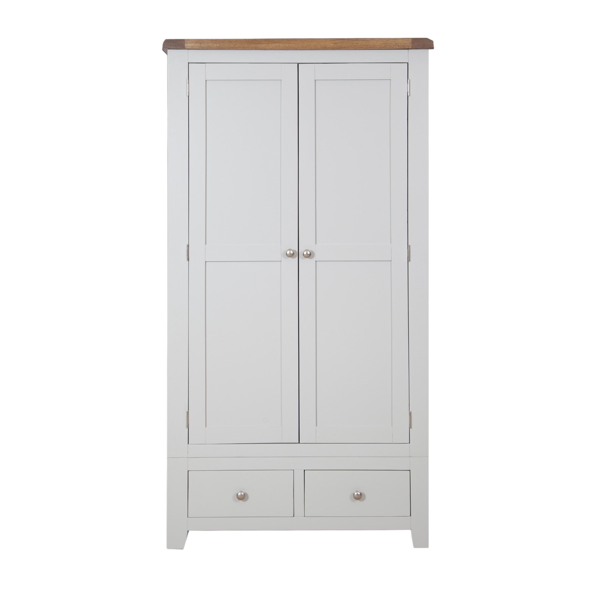 Melbourne French Grey 2 Door Wardrobe