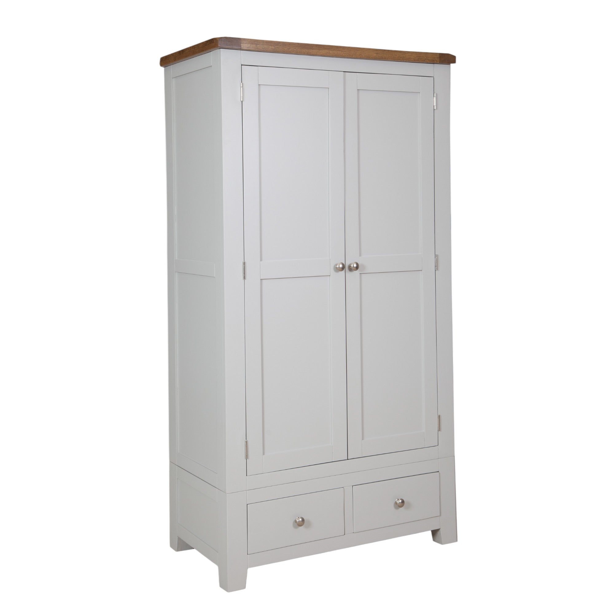 Melbourne French Grey 2 Door Wardrobe