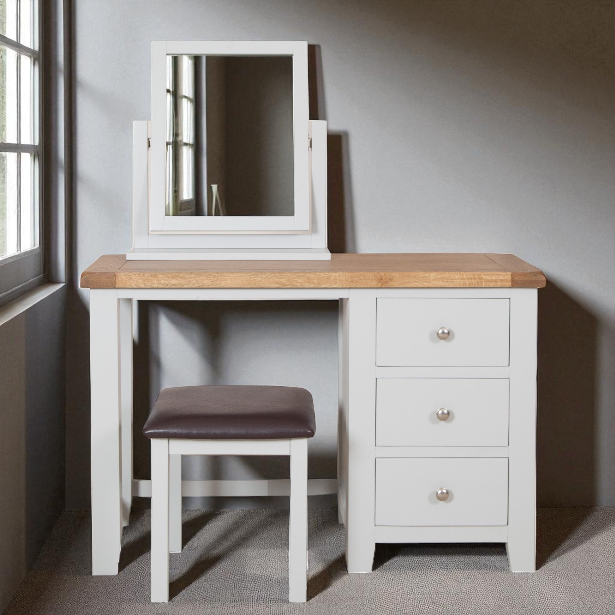 Melbourne French Grey Dressing Table