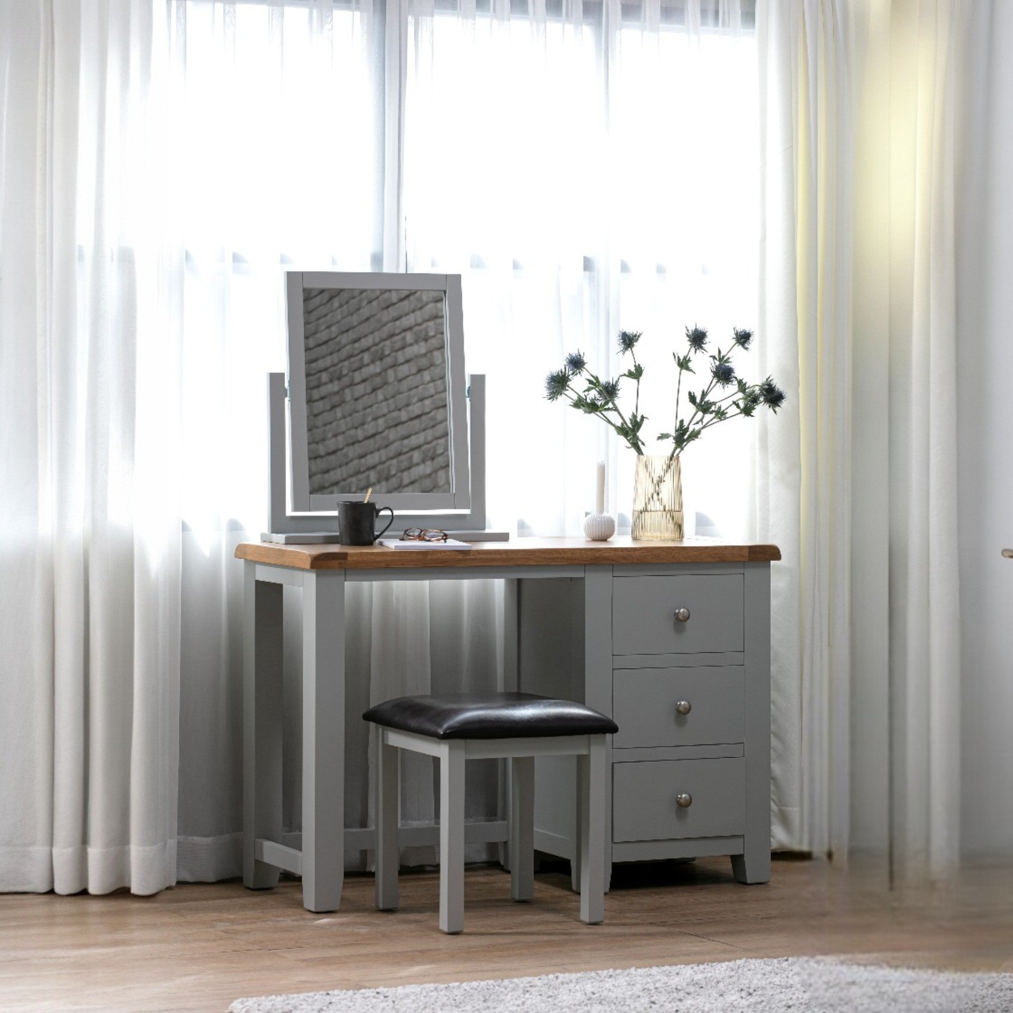 Melbourne French Grey Dressing Table