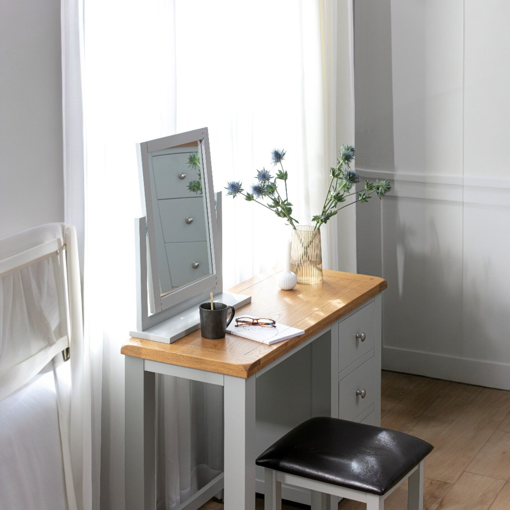 Melbourne French Grey Dressing Table