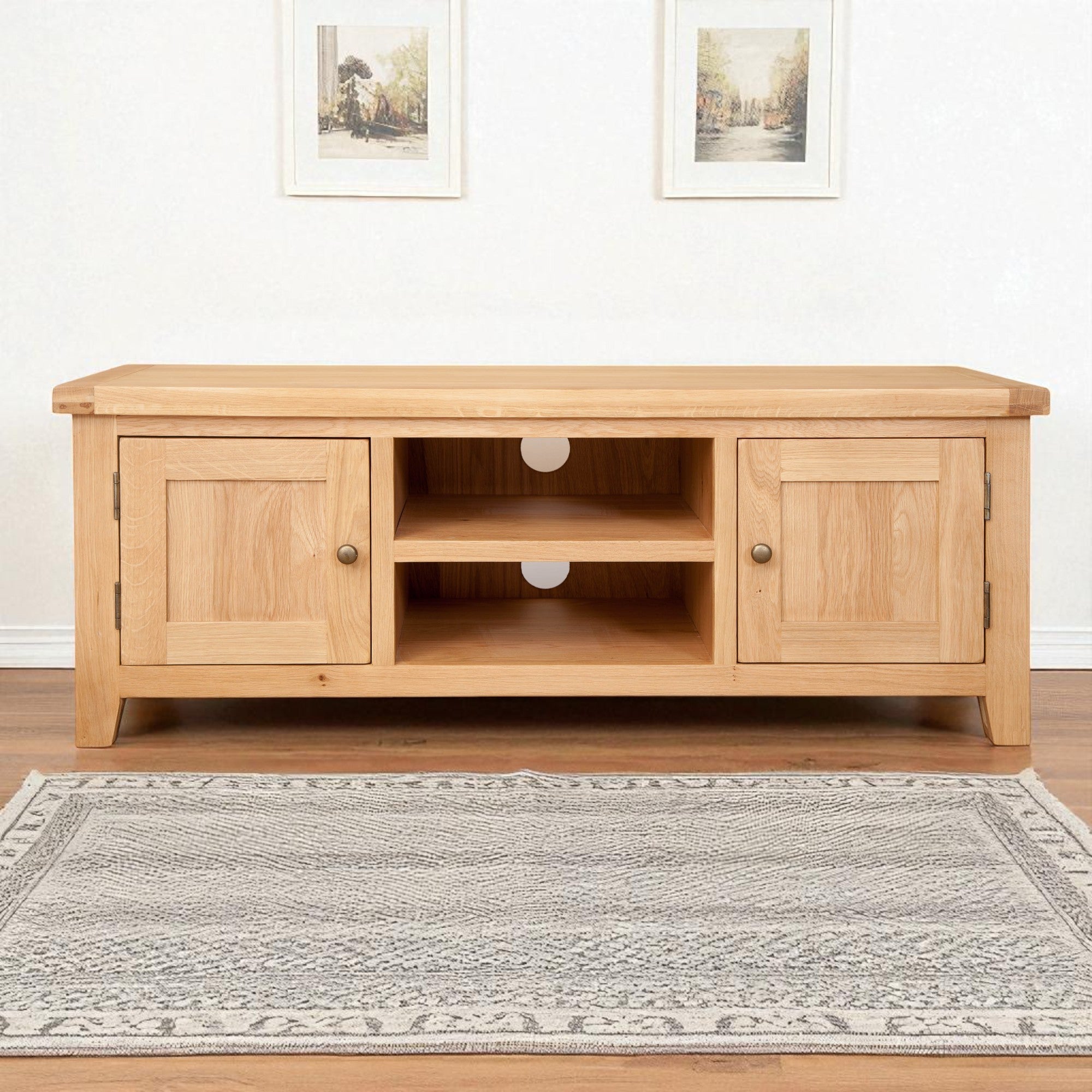 Melbourne Natural Large TV Unit