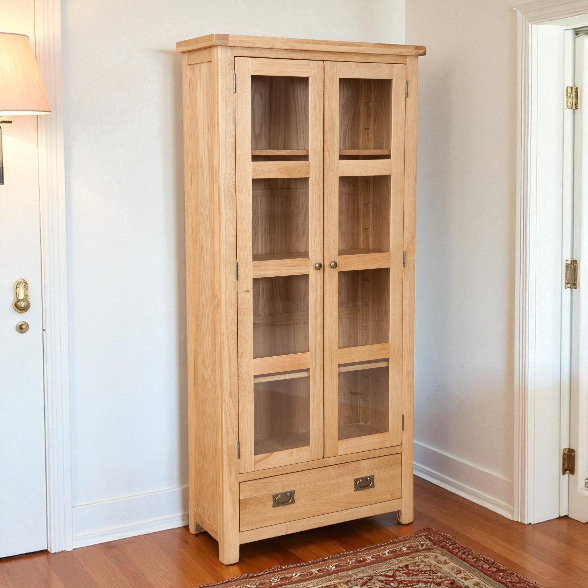 Melbourne Natural Display Cabinet