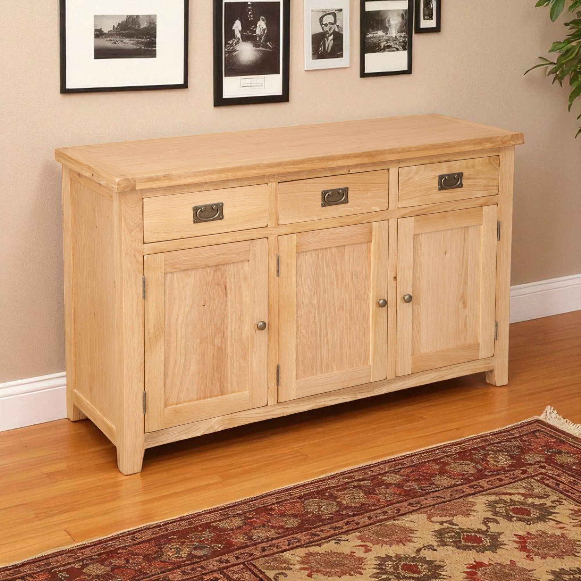Melbourne Natural 3 Door Sideboard