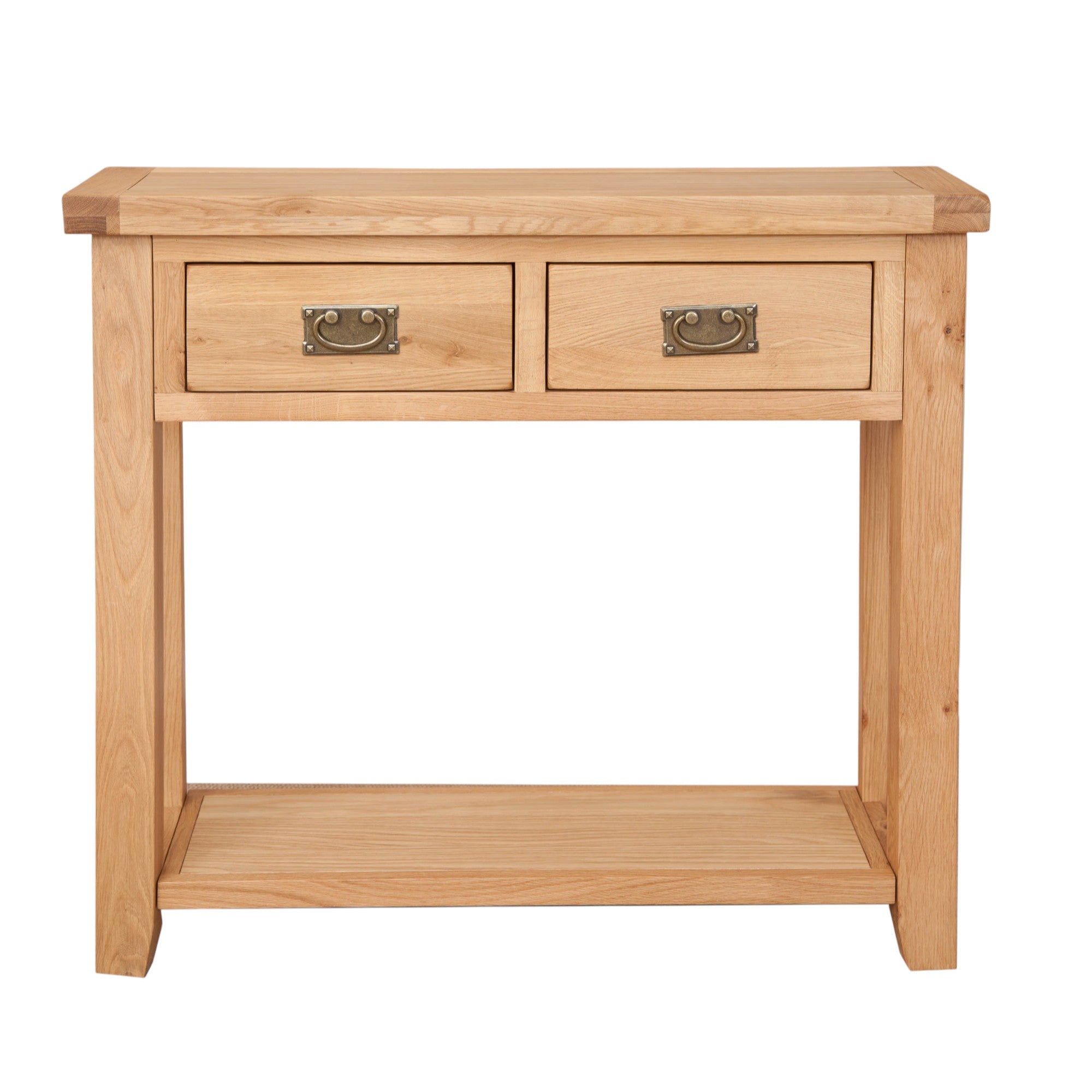 Melbourne Natural 2 Drawer Console Table