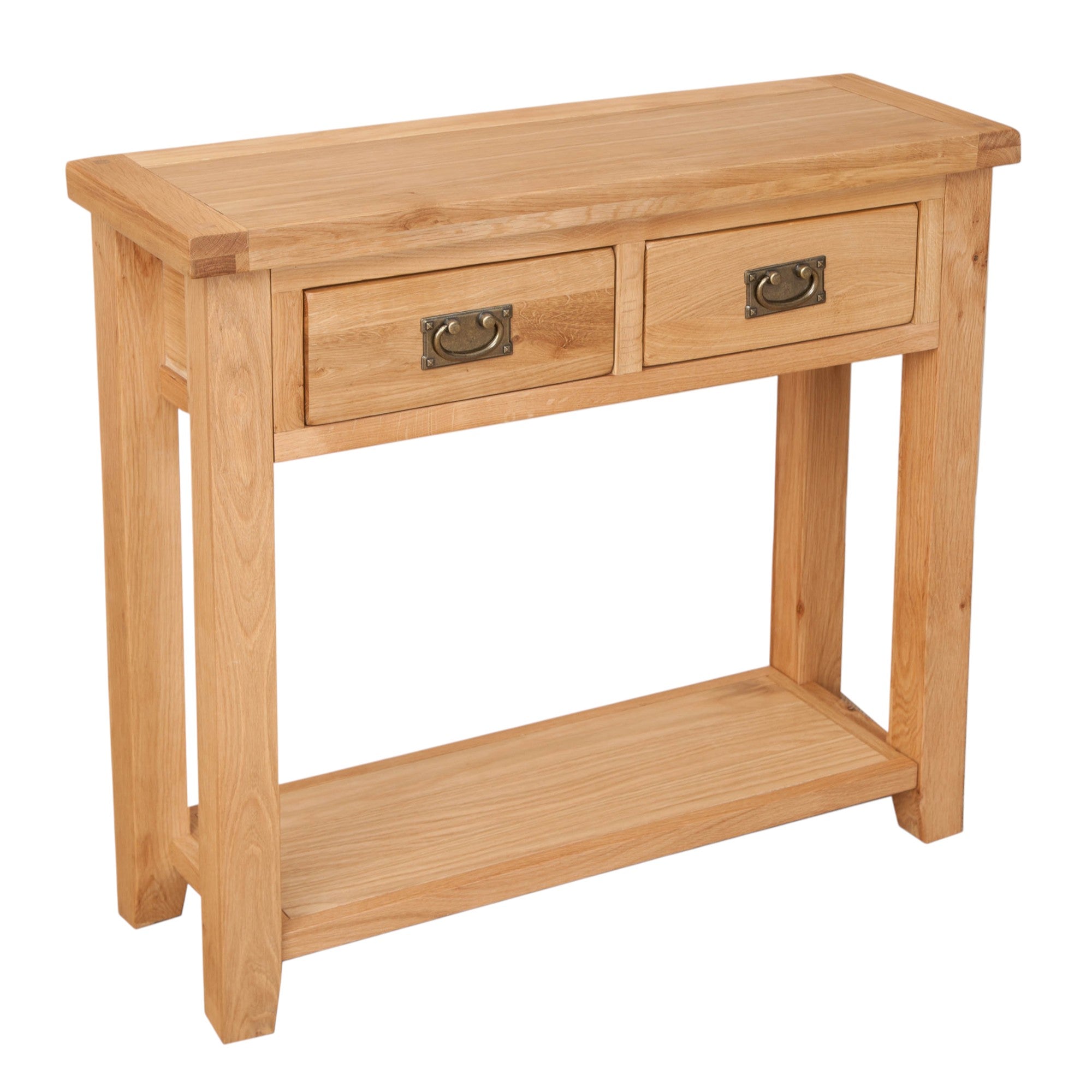 Melbourne Natural 2 Drawer Console Table