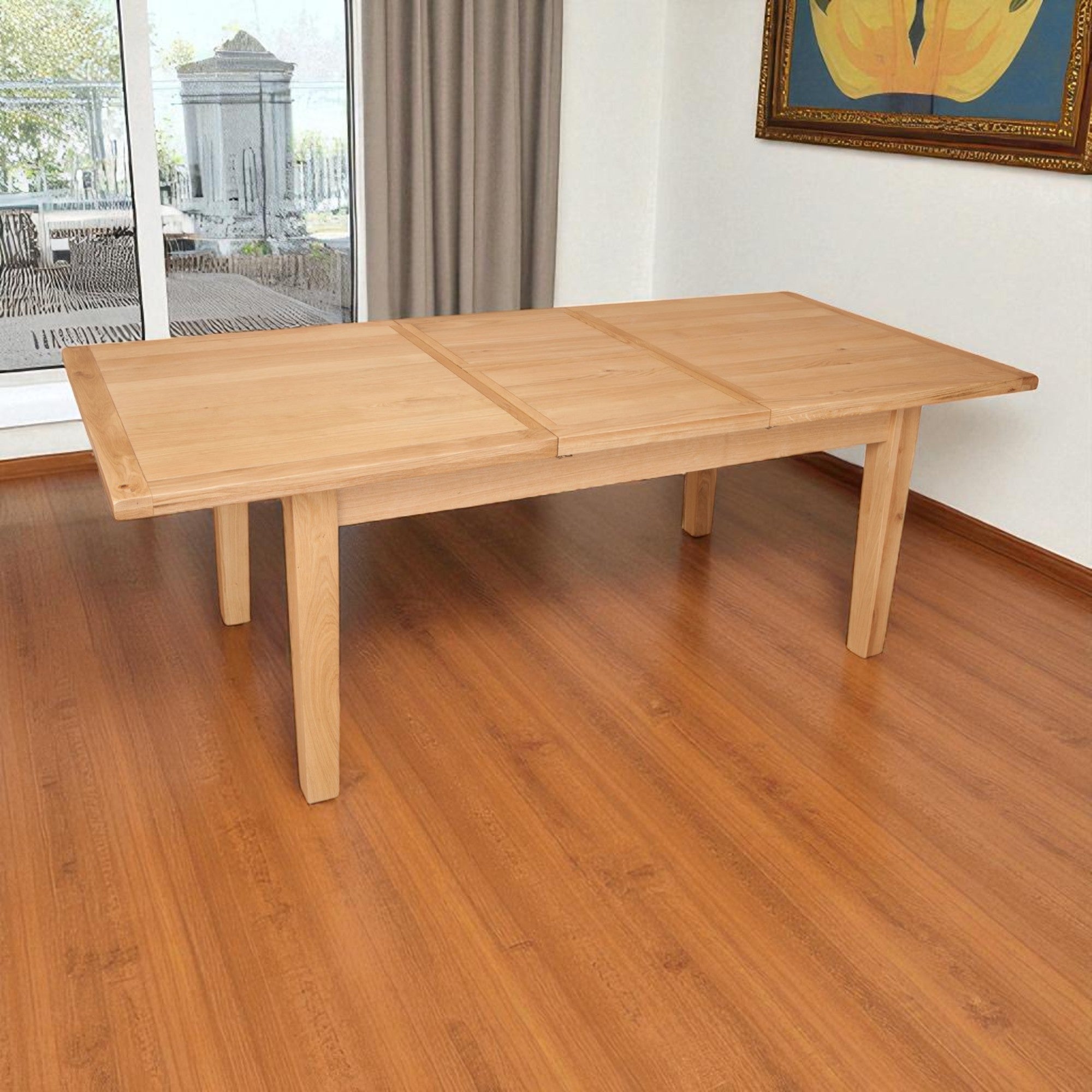 Melbourne Natural 1.6M - 2.1M Extending Dining Table