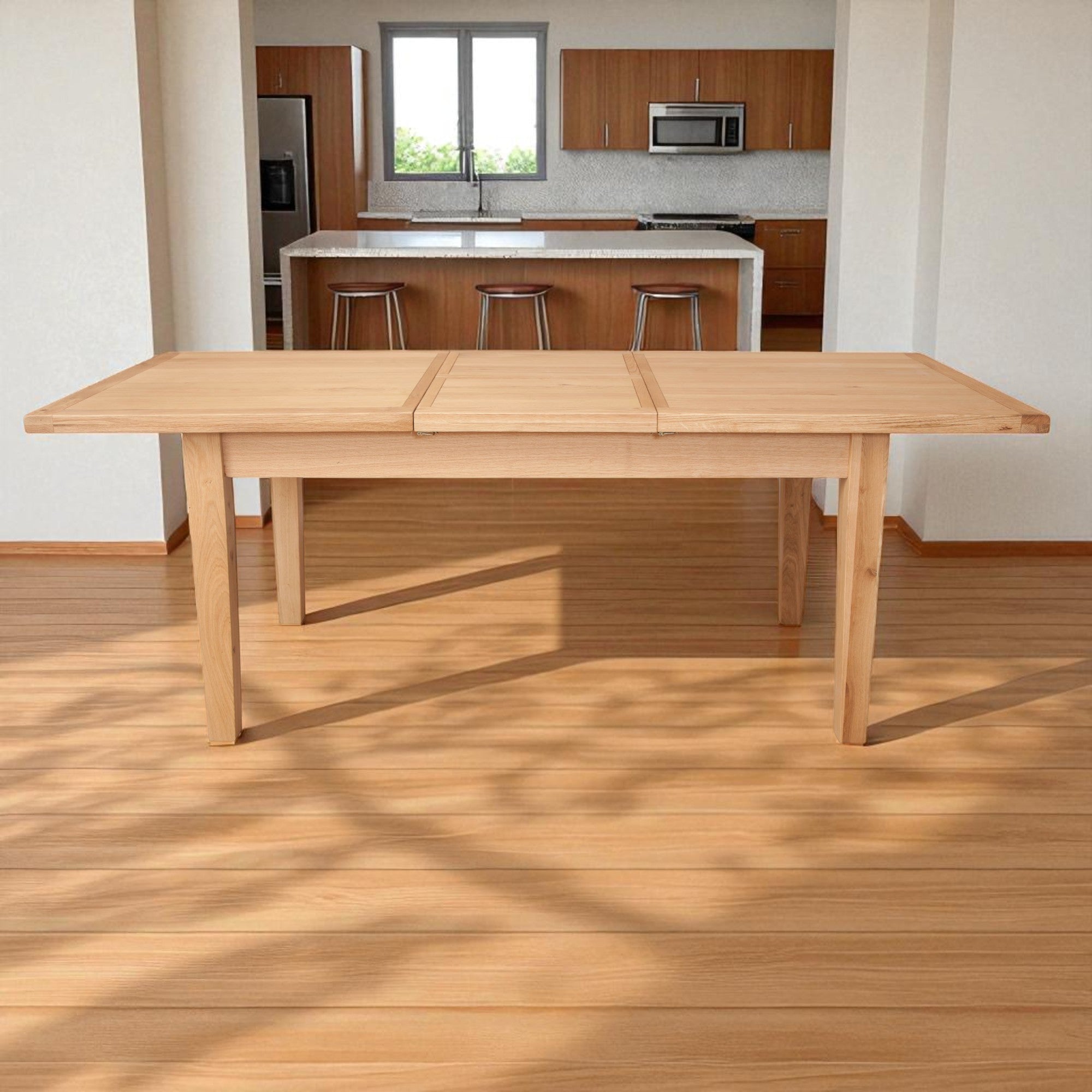 Melbourne Natural 1.6M - 2.1M Extending Dining Table