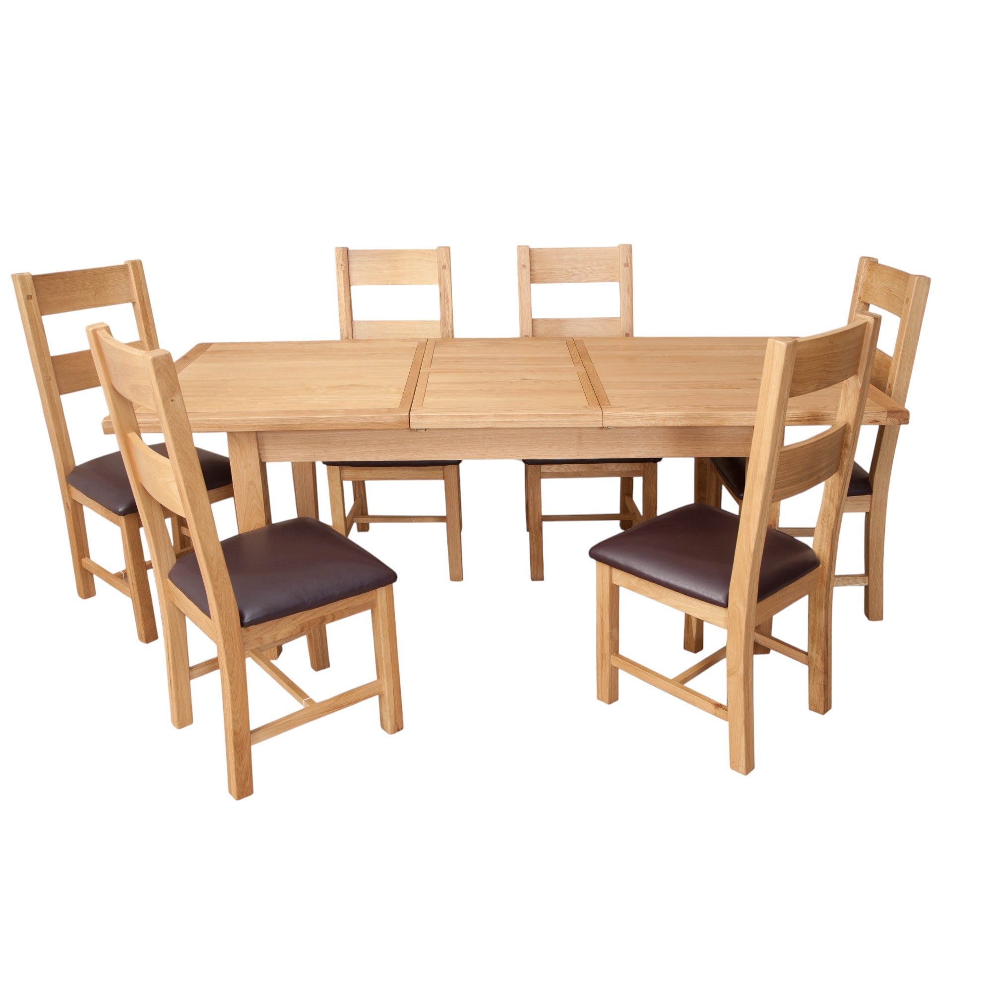 Melbourne Natural 1.6M - 2.1M Extending Dining Table