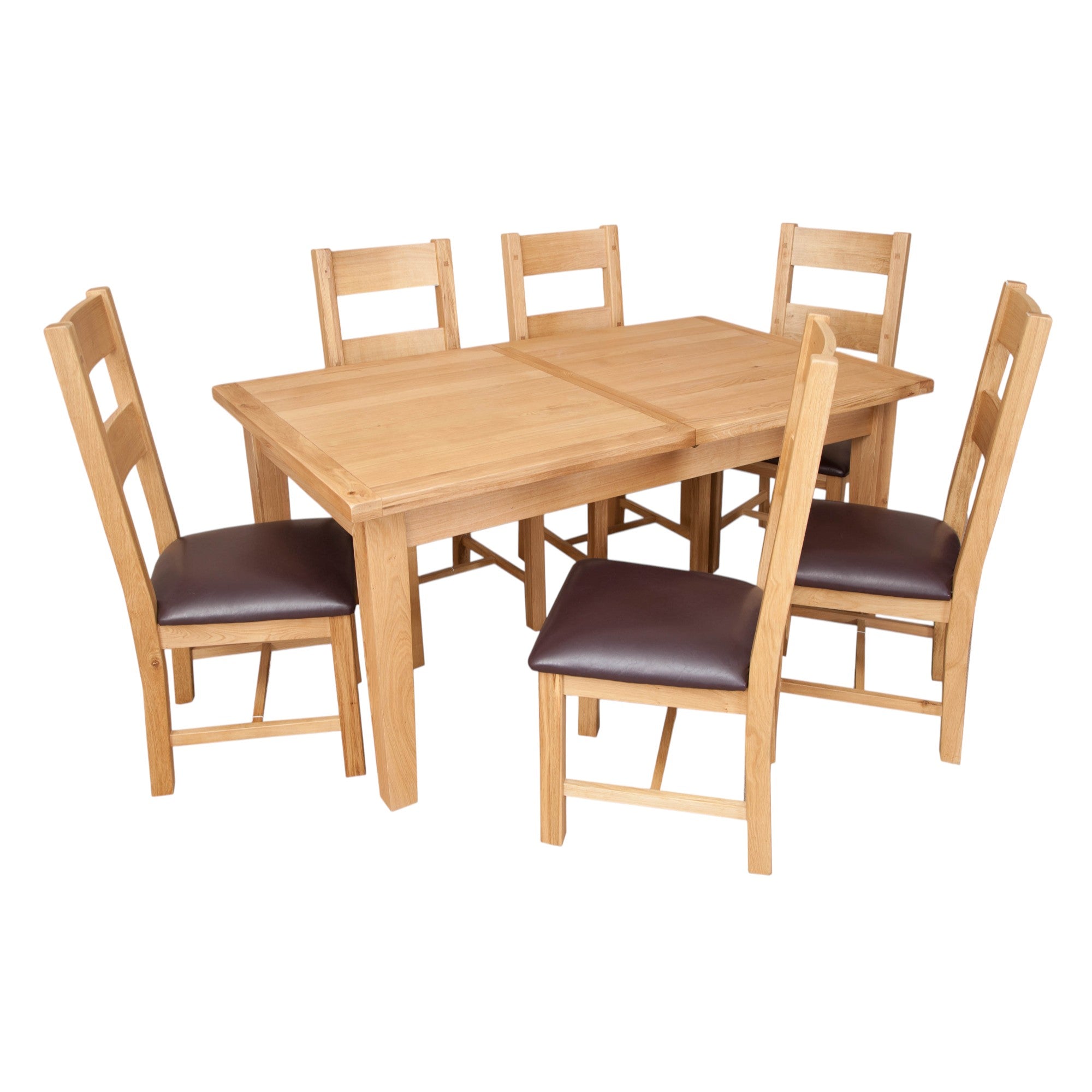 Melbourne Natural 1.6M - 2.1M Extending Dining Table