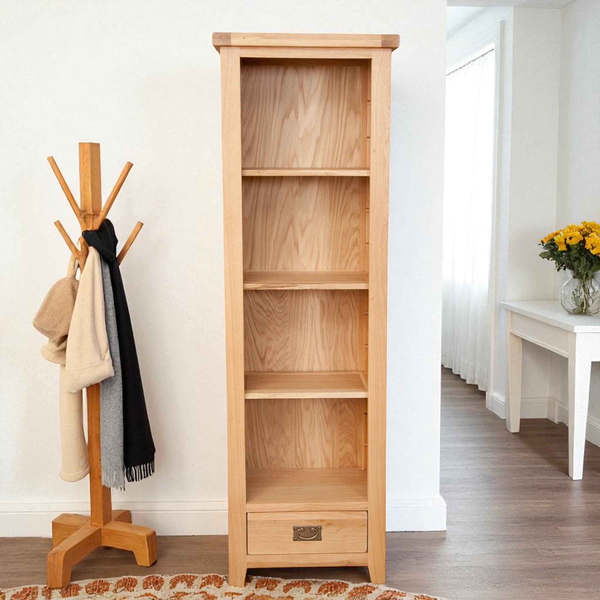 Melbourne Natural Slim Bookcase