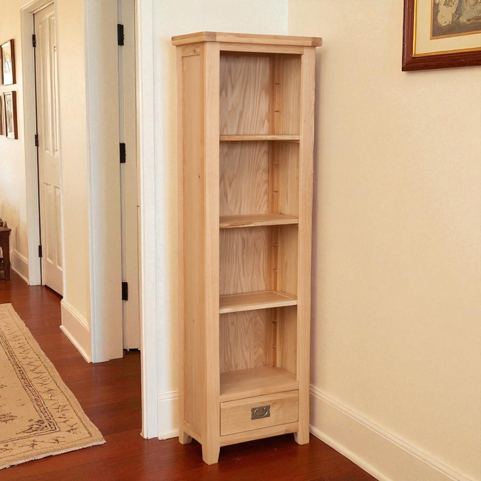 Melbourne Natural Slim Bookcase