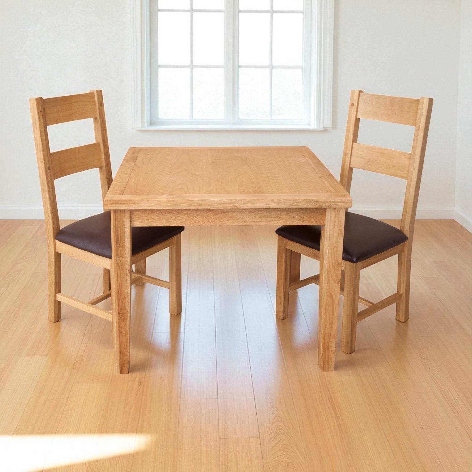 Melbourne Natural 90x90 Dining Table